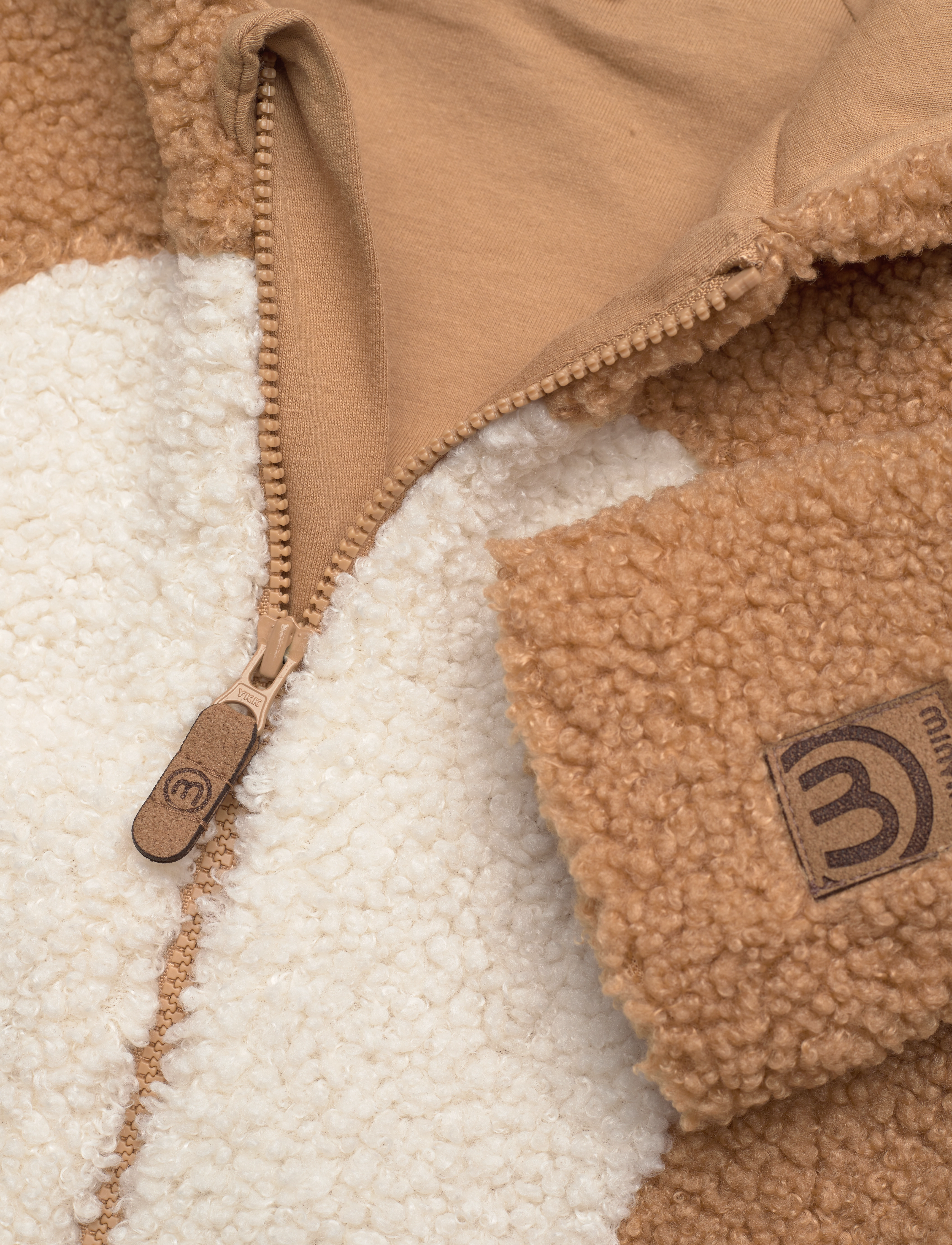 Minymo - Jacket LS Boucle w. Lining - cartouche - 2