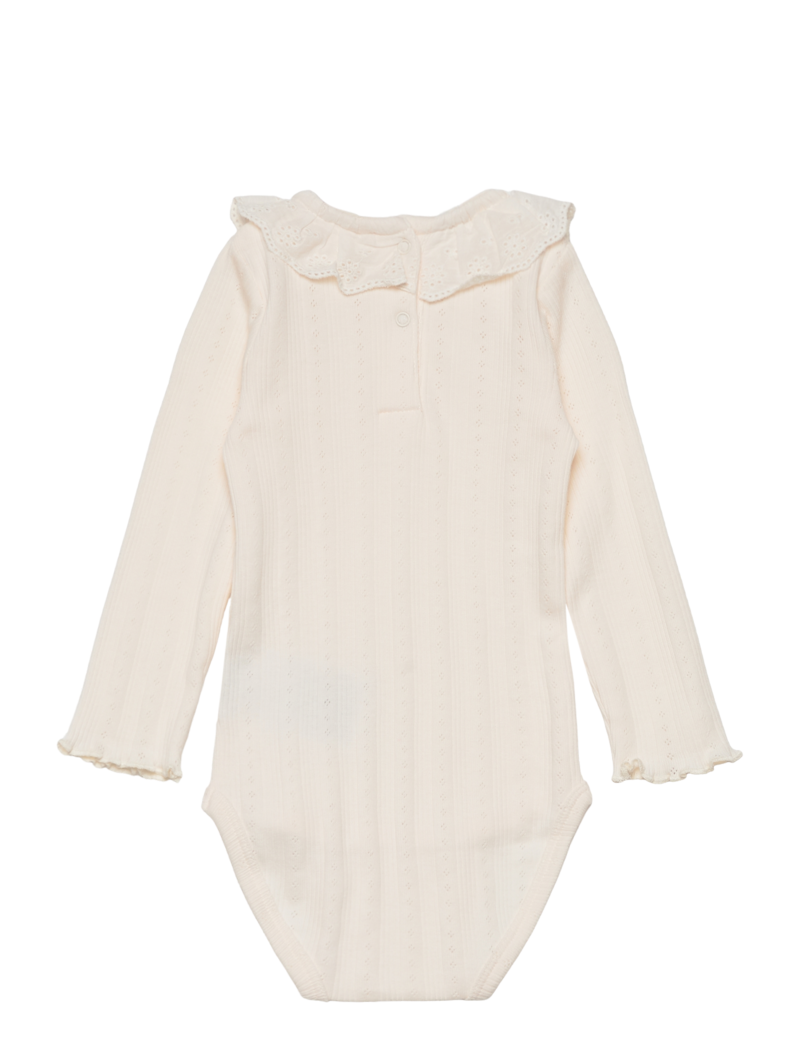 Minymo - Body LS Pointell - eggnog - 1