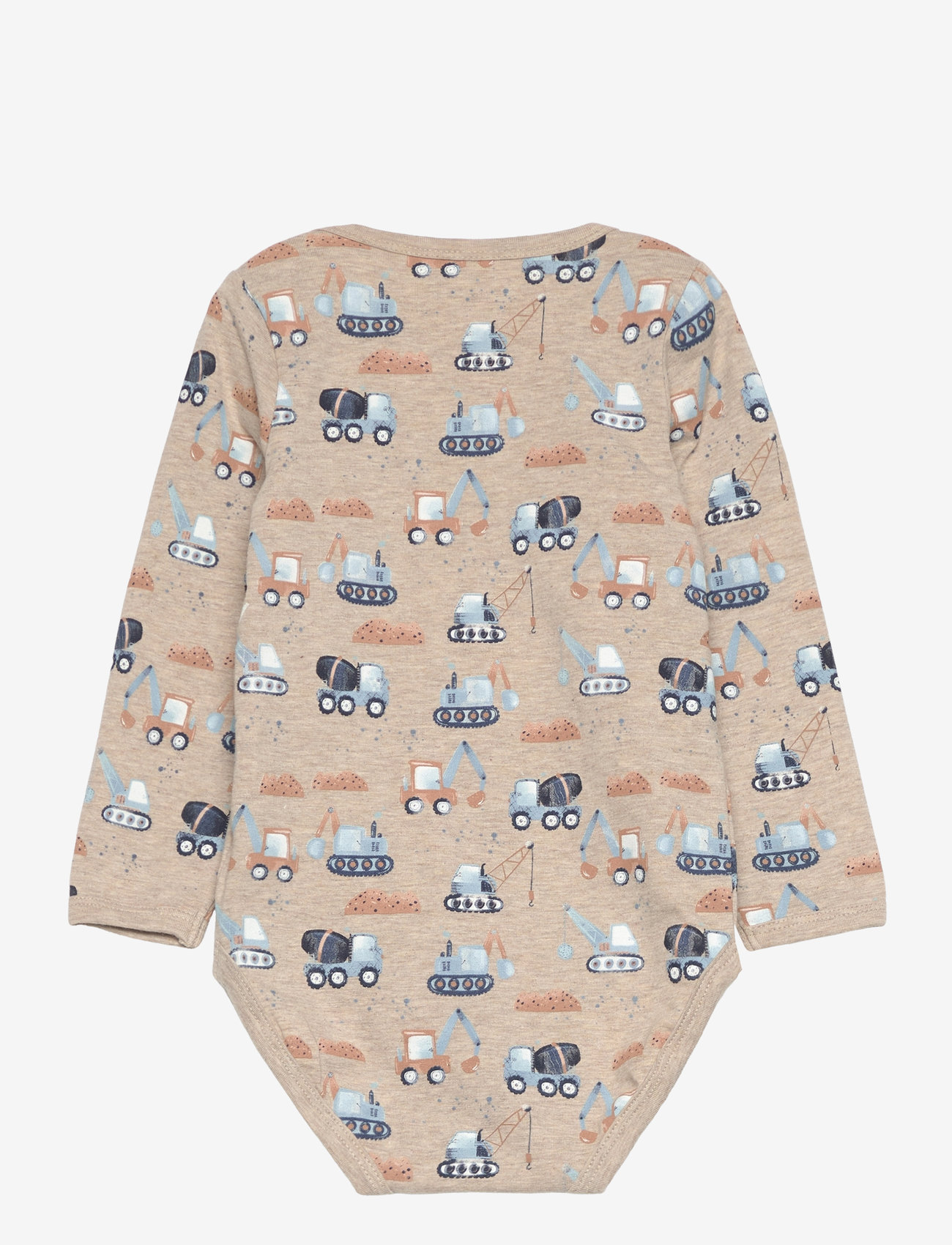 Minymo - Body LS AOP - beige melange - 1