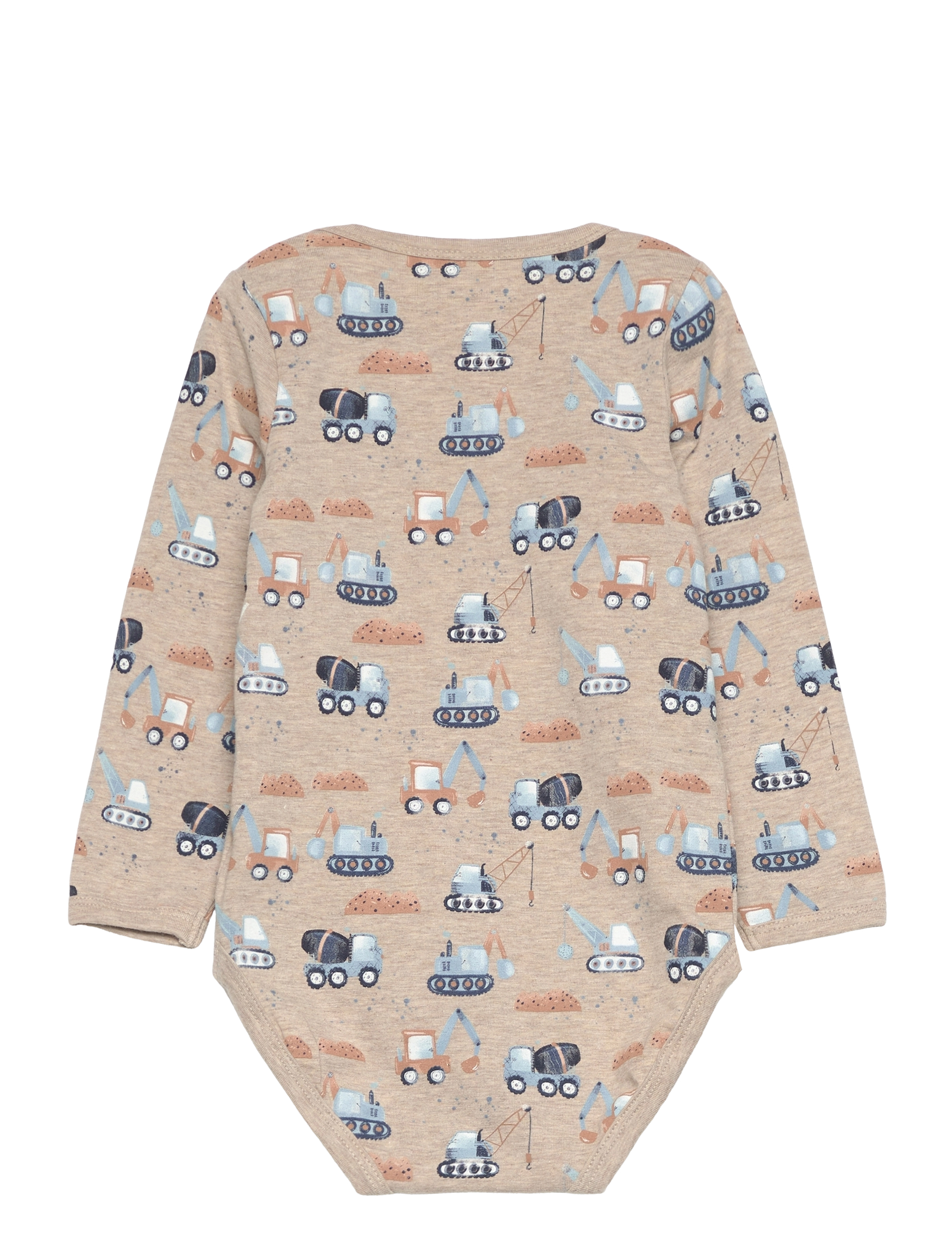 Minymo - Body LS AOP - beige melange - 1