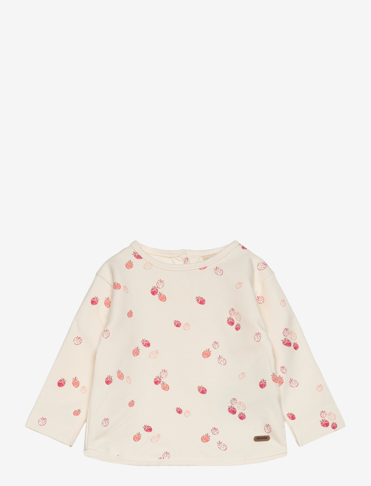 Minymo - Sweatshirt LS AOP - eggnog - 0