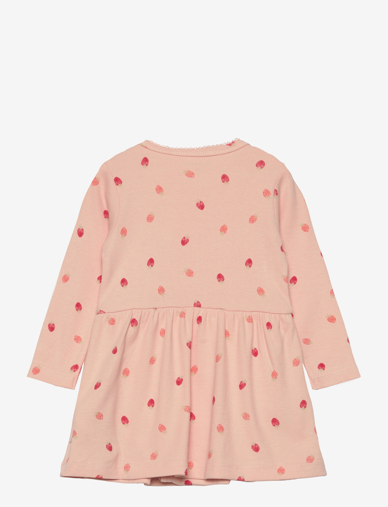 Minymo - Dress LS AOP Rib - spanish villa - 1