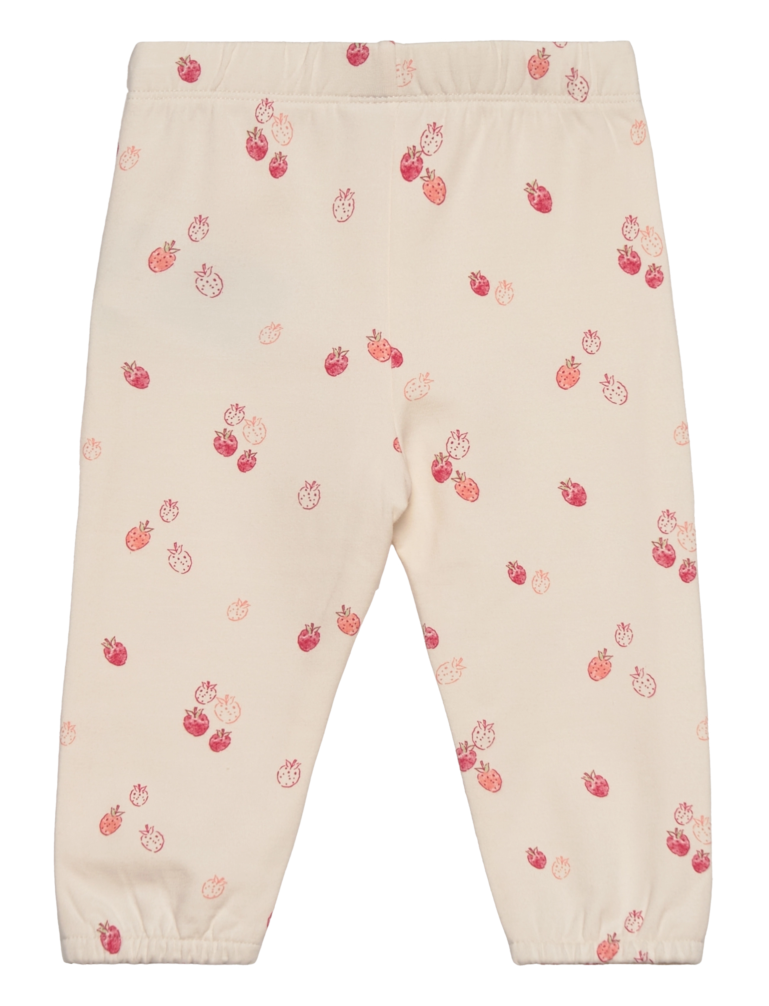 Minymo - Pants AOP Sweat - eggnog - 1