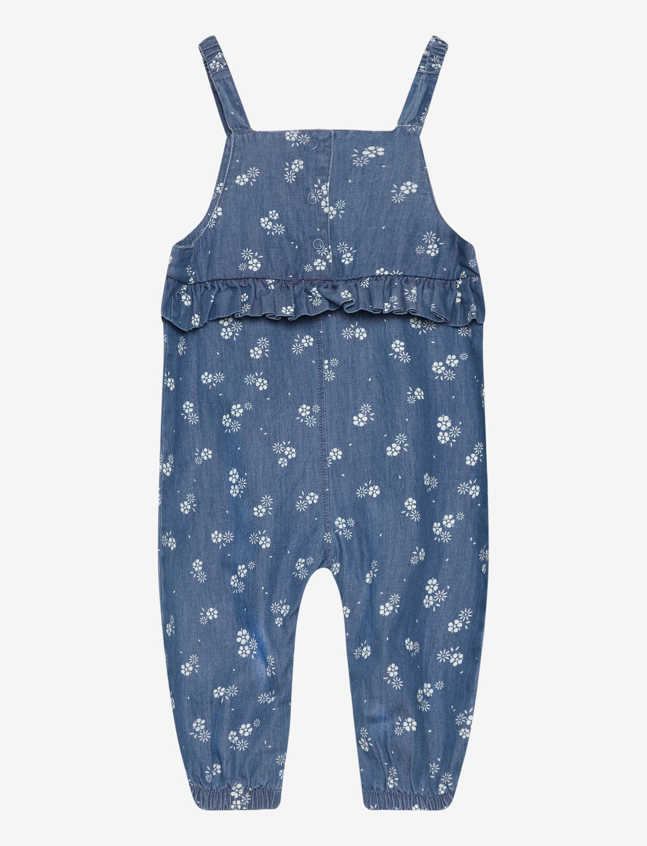 Minymo - Overall AOP Chambray - gray mist - 1