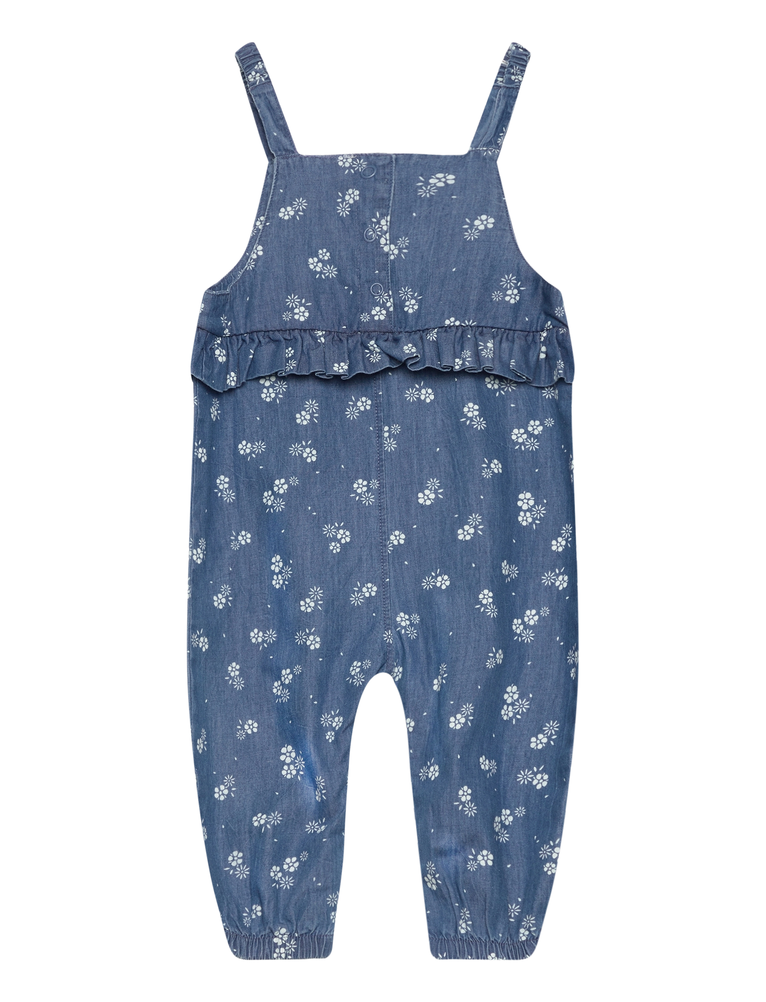 Minymo - Overall AOP Chambray - gray mist - 1