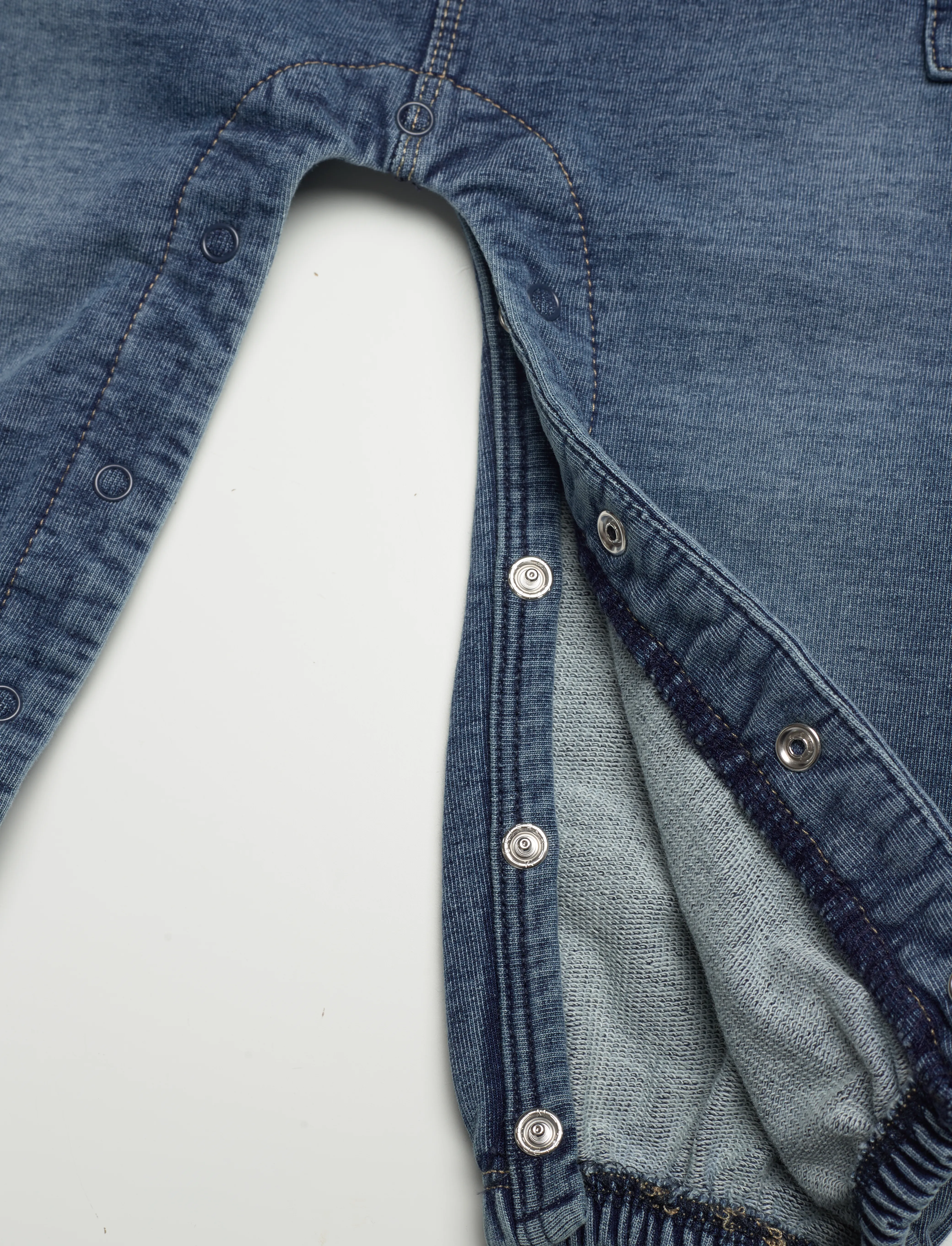 Minymo - Overall Sweat Denim - china blue - 2