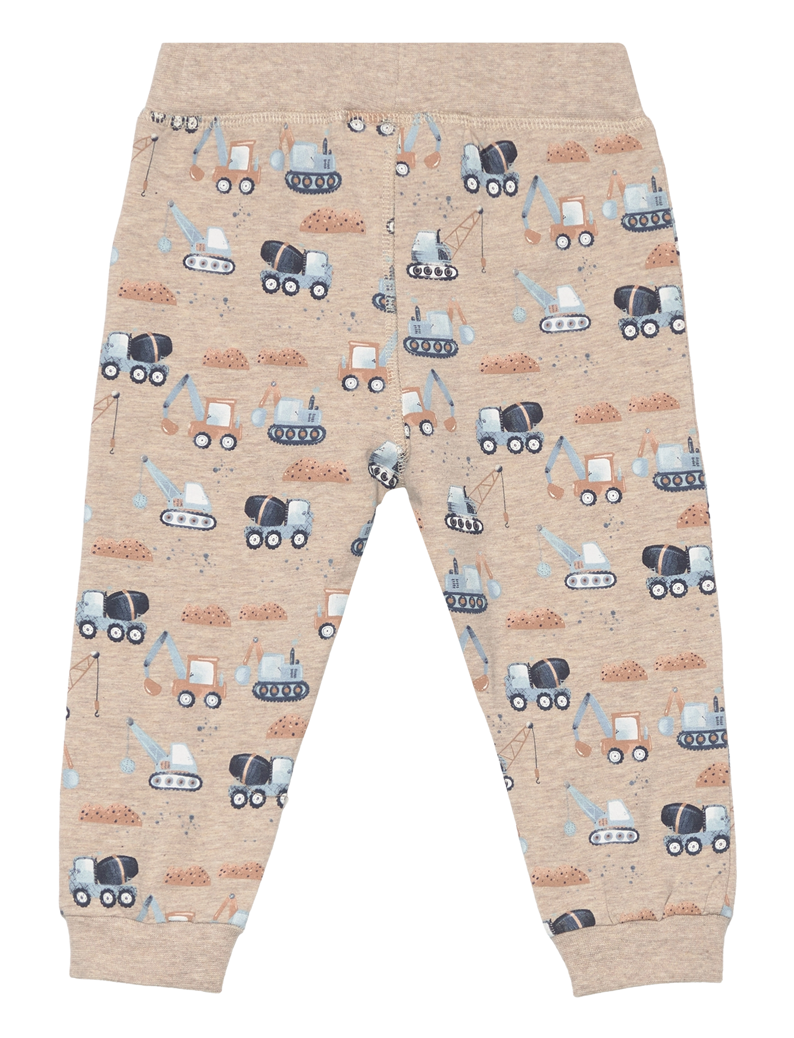 Minymo - Pants AOP - beige melange - 1