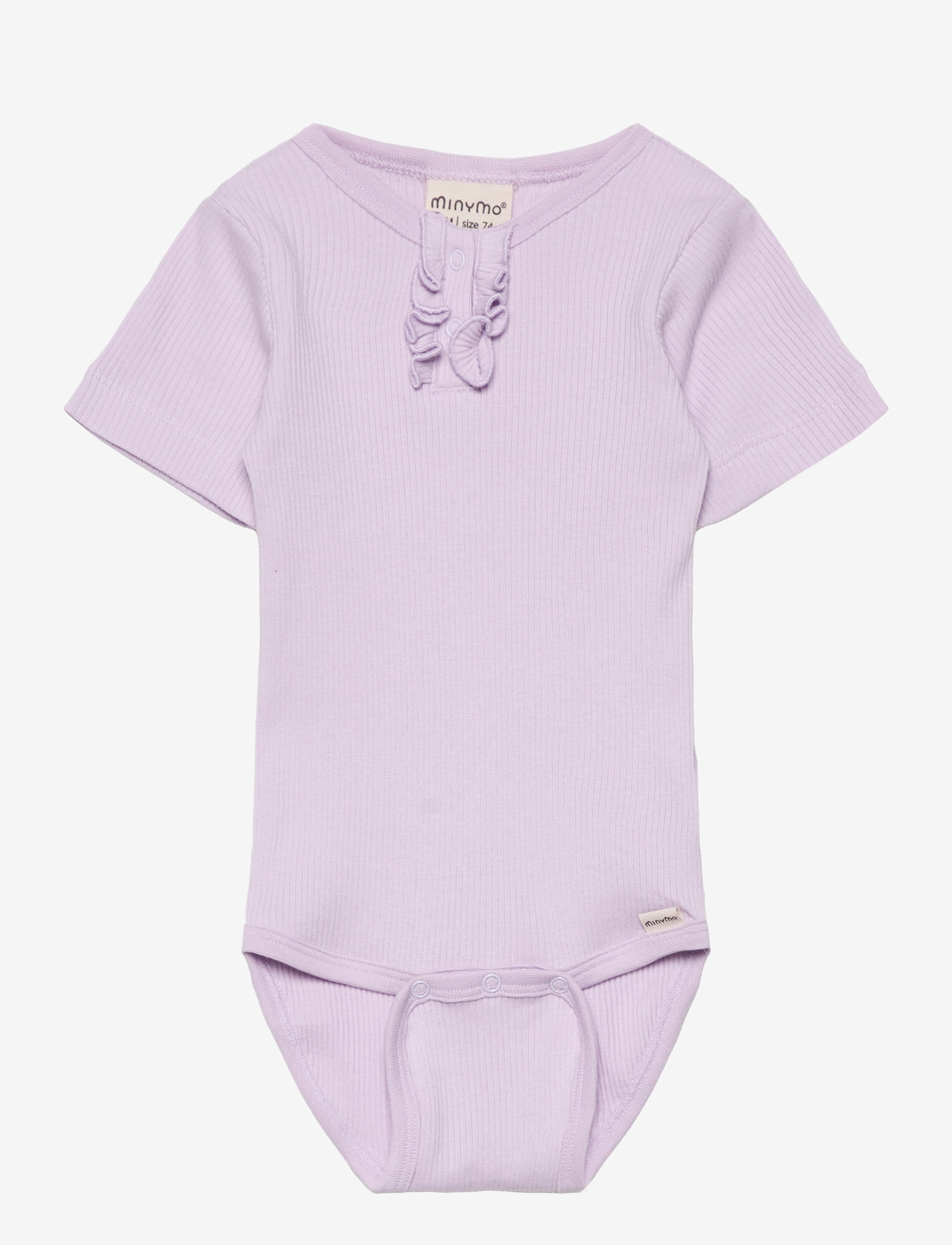 Minymo - Body SS Rib - orchid petal - 0