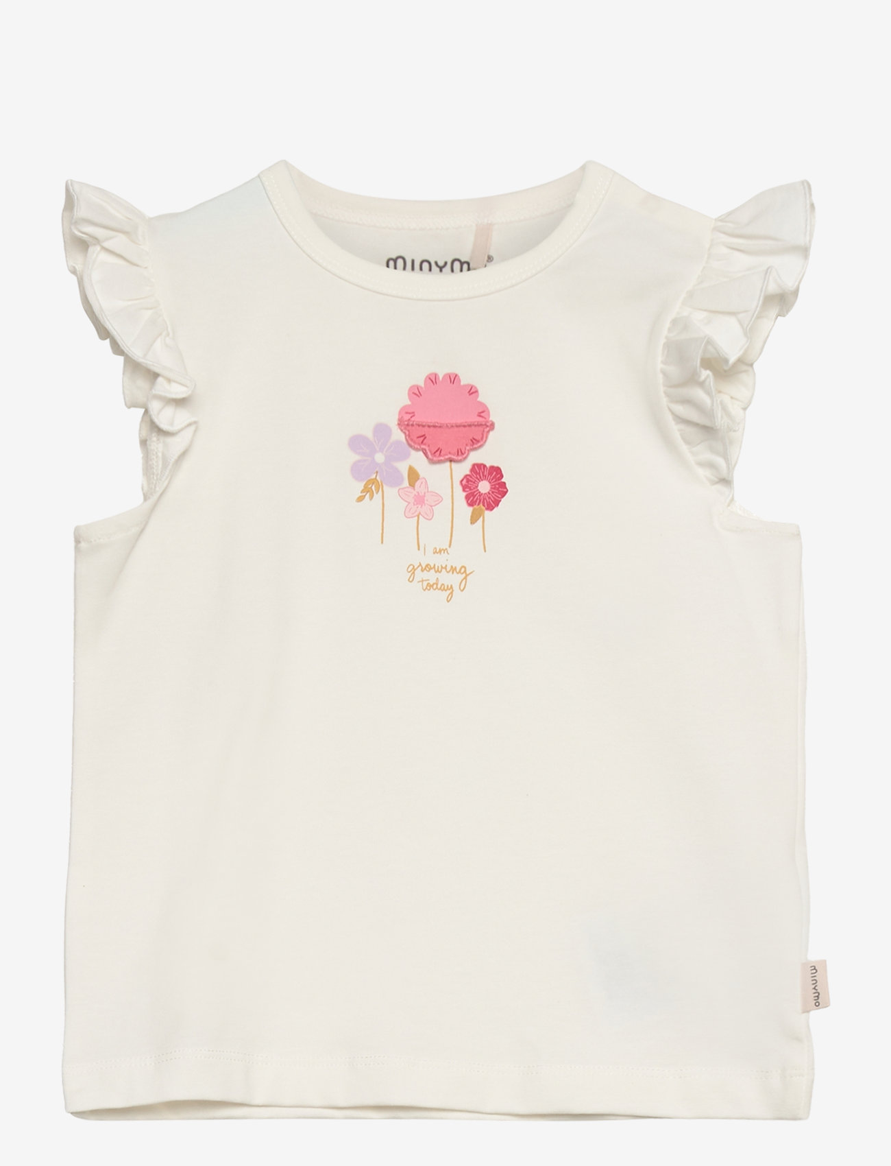 Minymo - T-shirt SS - pristine - 0