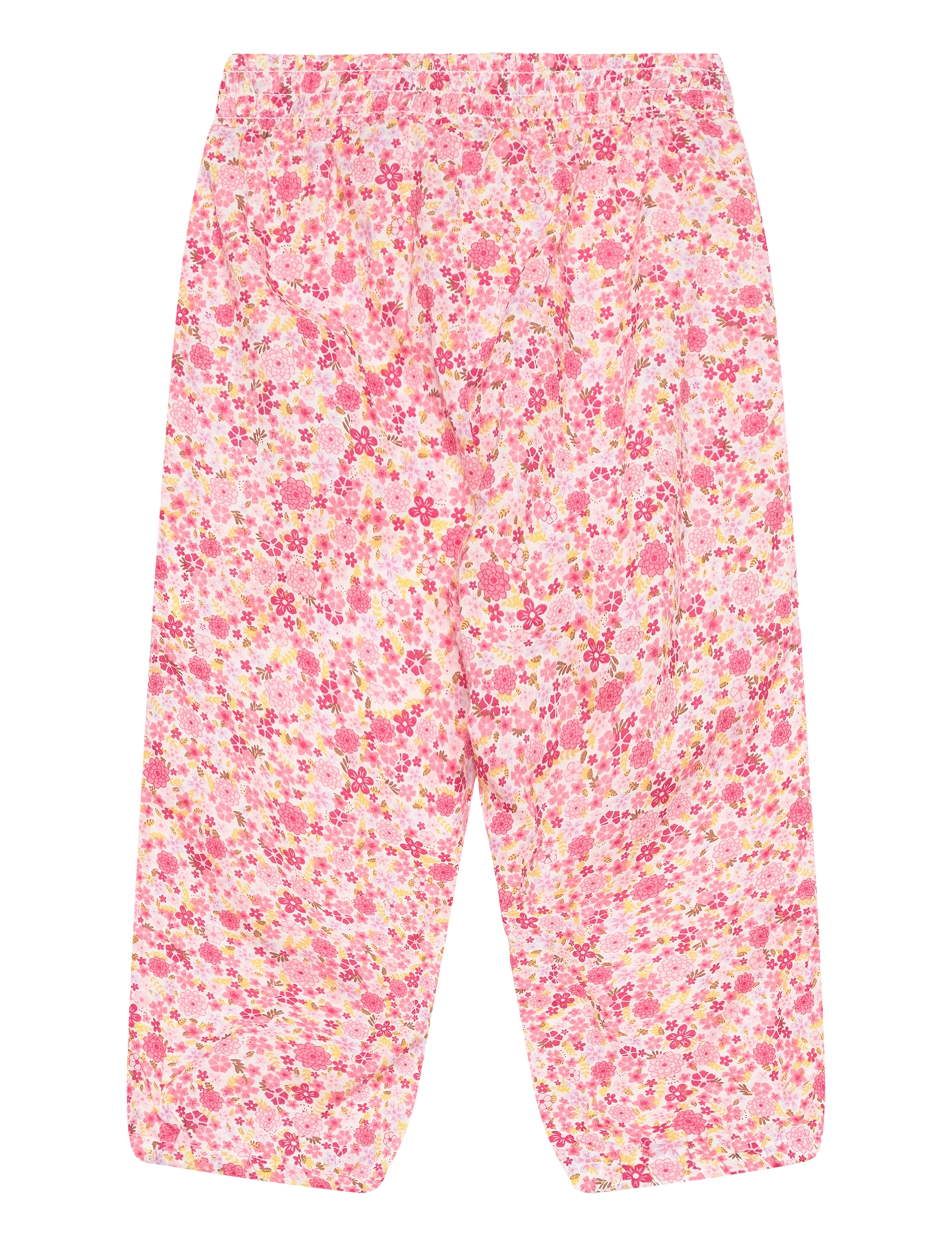Minymo - Pants AOP w. Lining - pink dogwood - 1