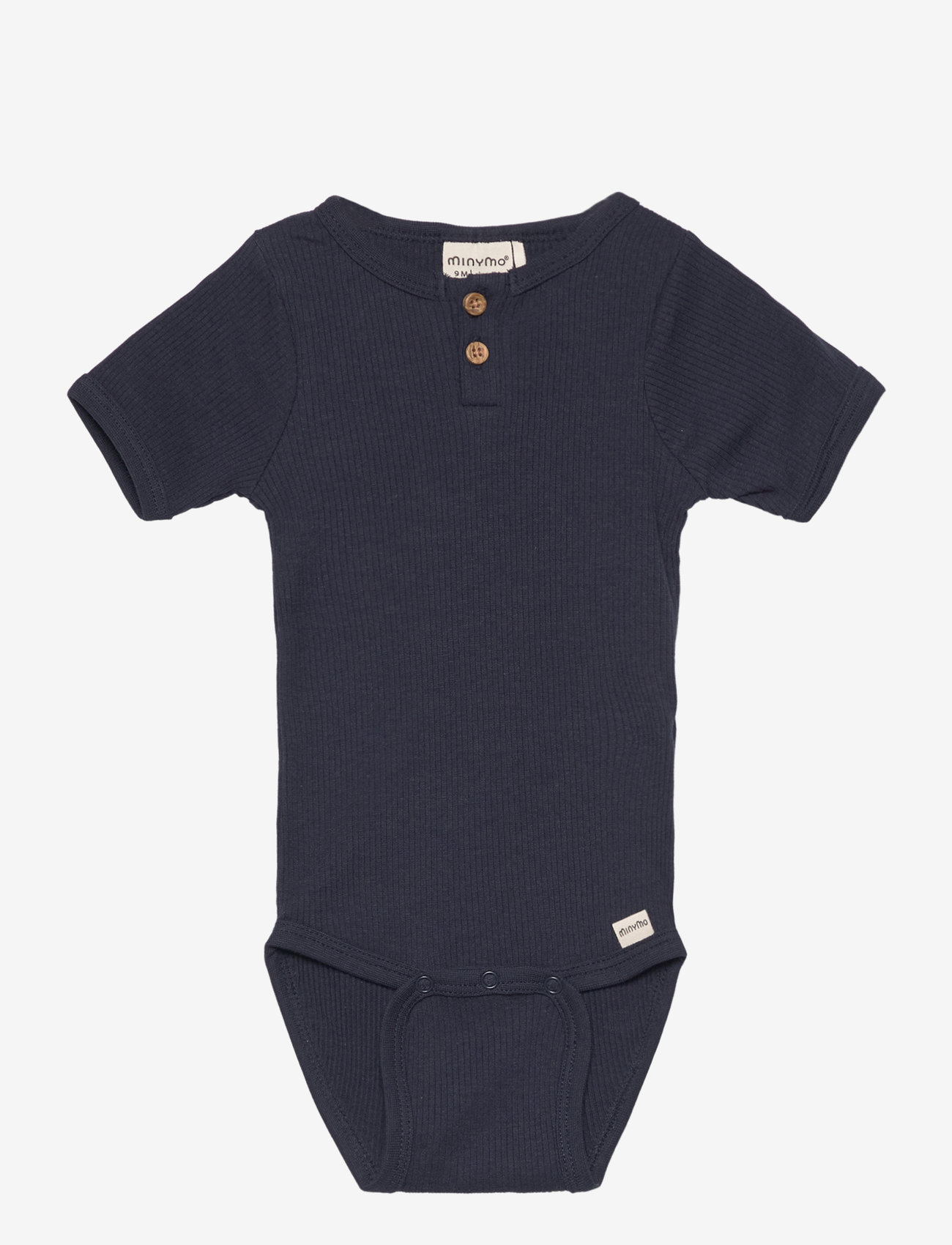 Minymo - Body SS Rib - blue nights - 0