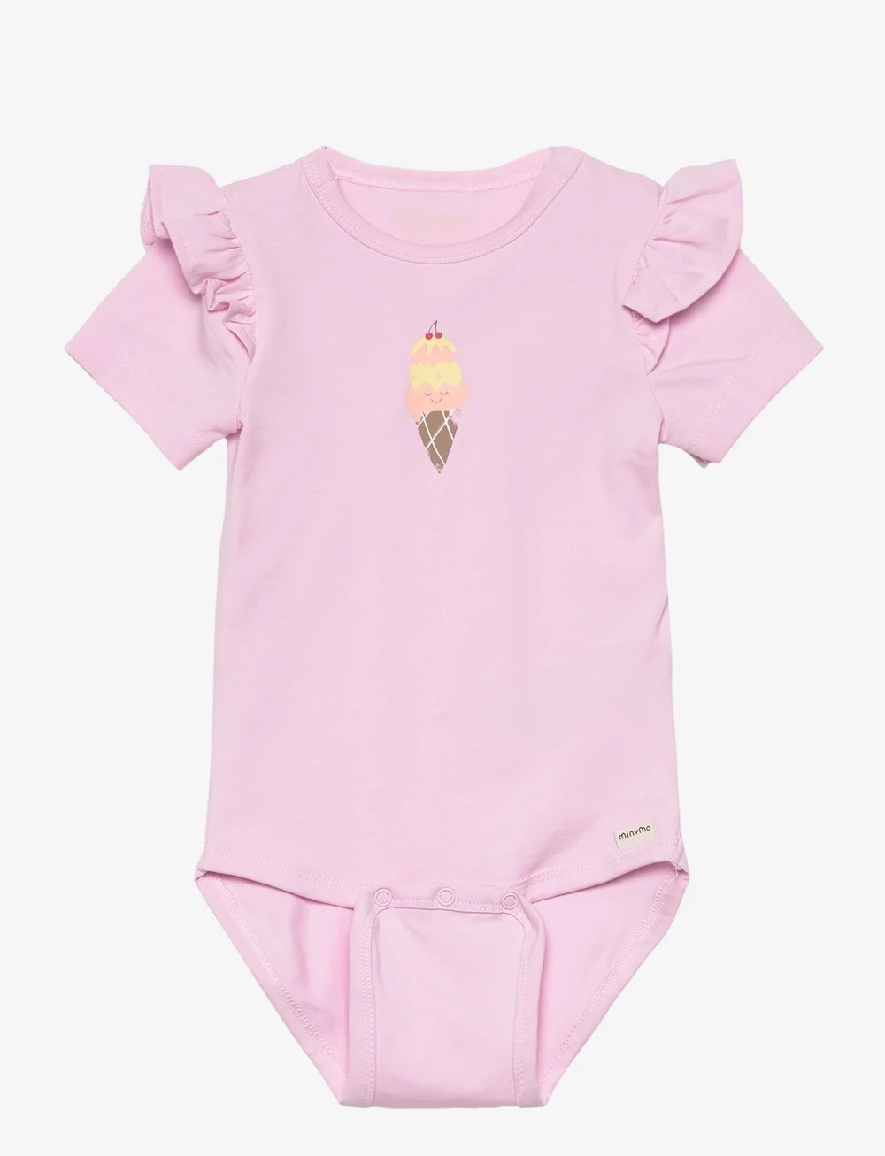 Minymo - Body SS - pink tulle - 0