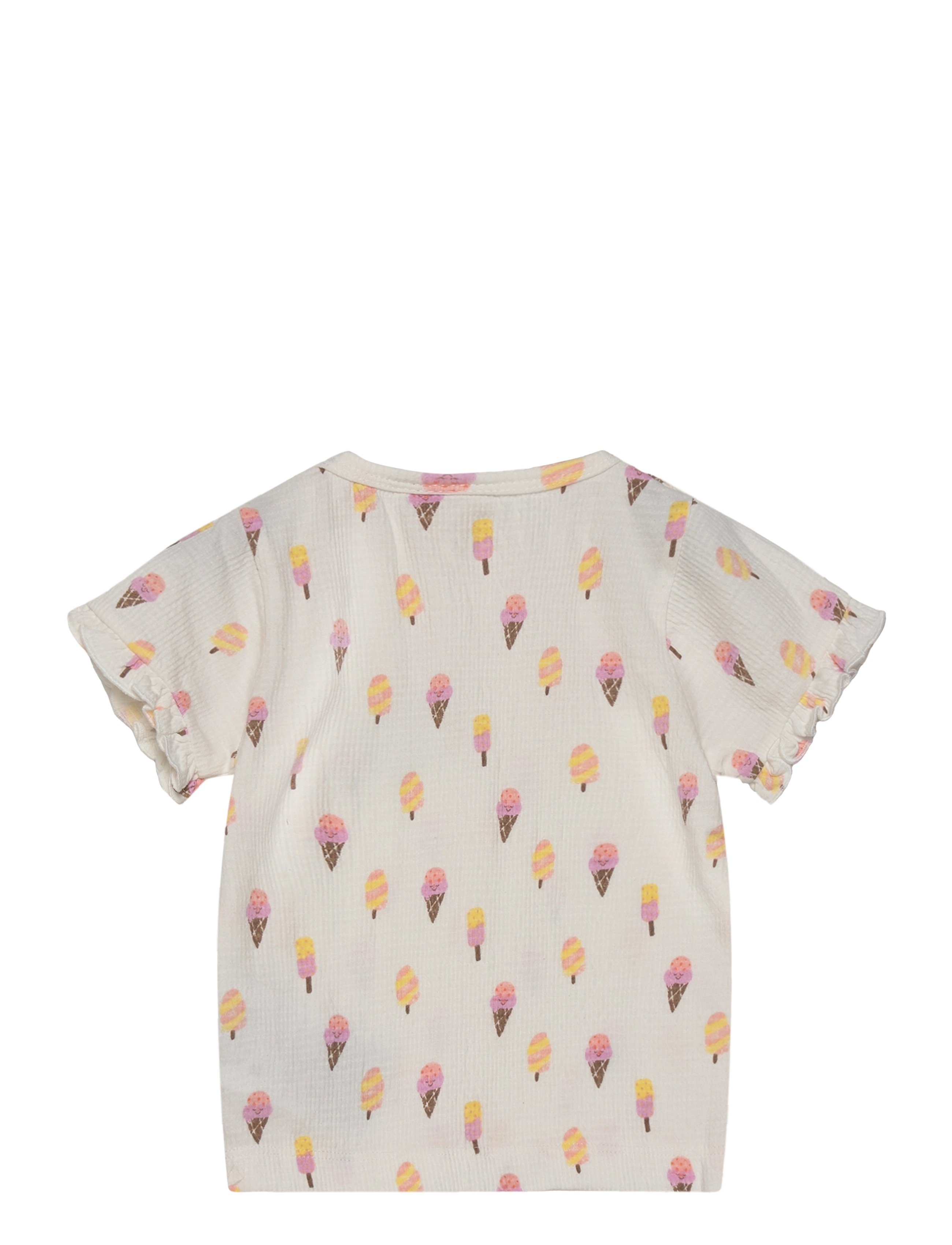 Minymo - T-shirt SS AOP - pristine - 1