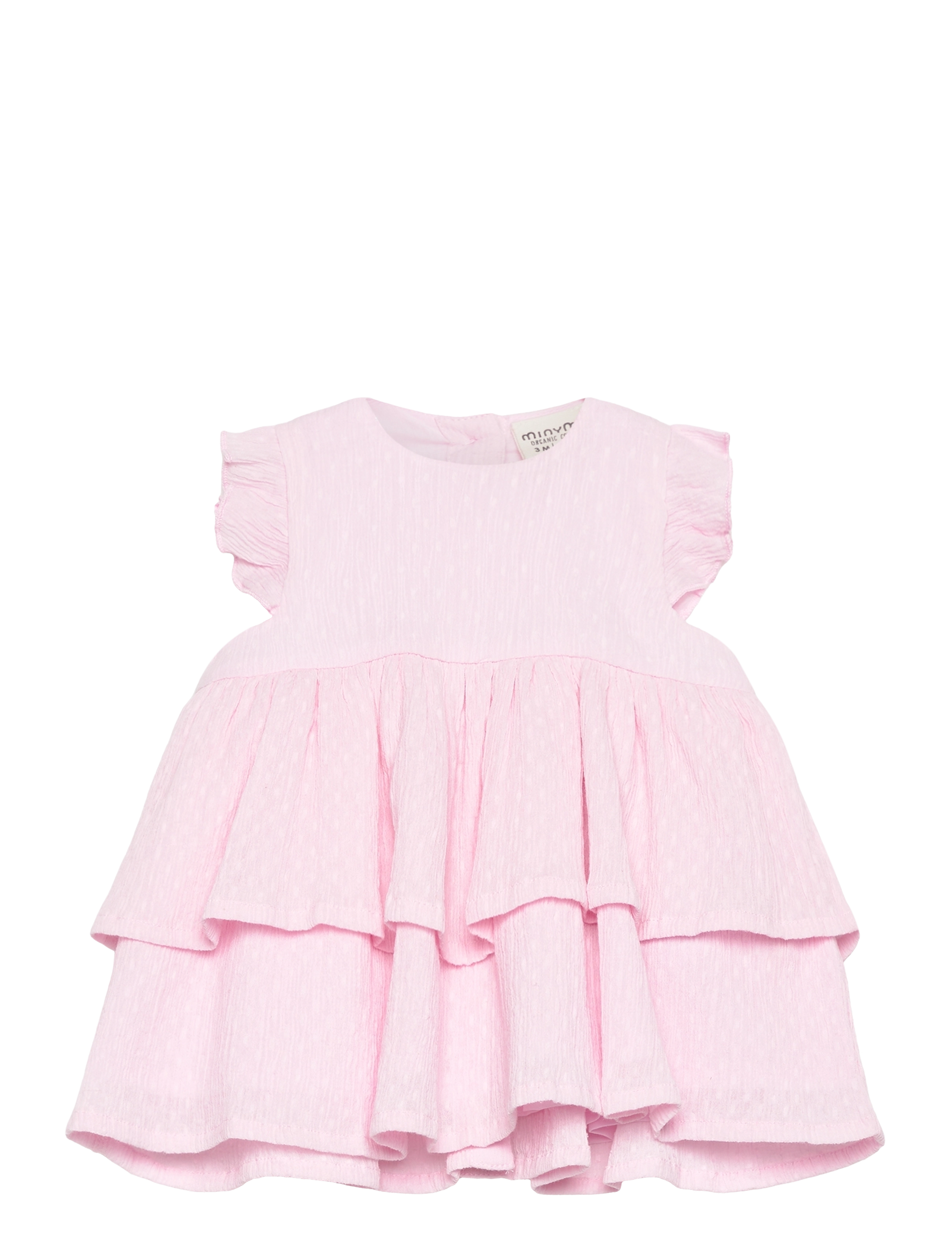 Dress SS w. Lining - PINK TULLE