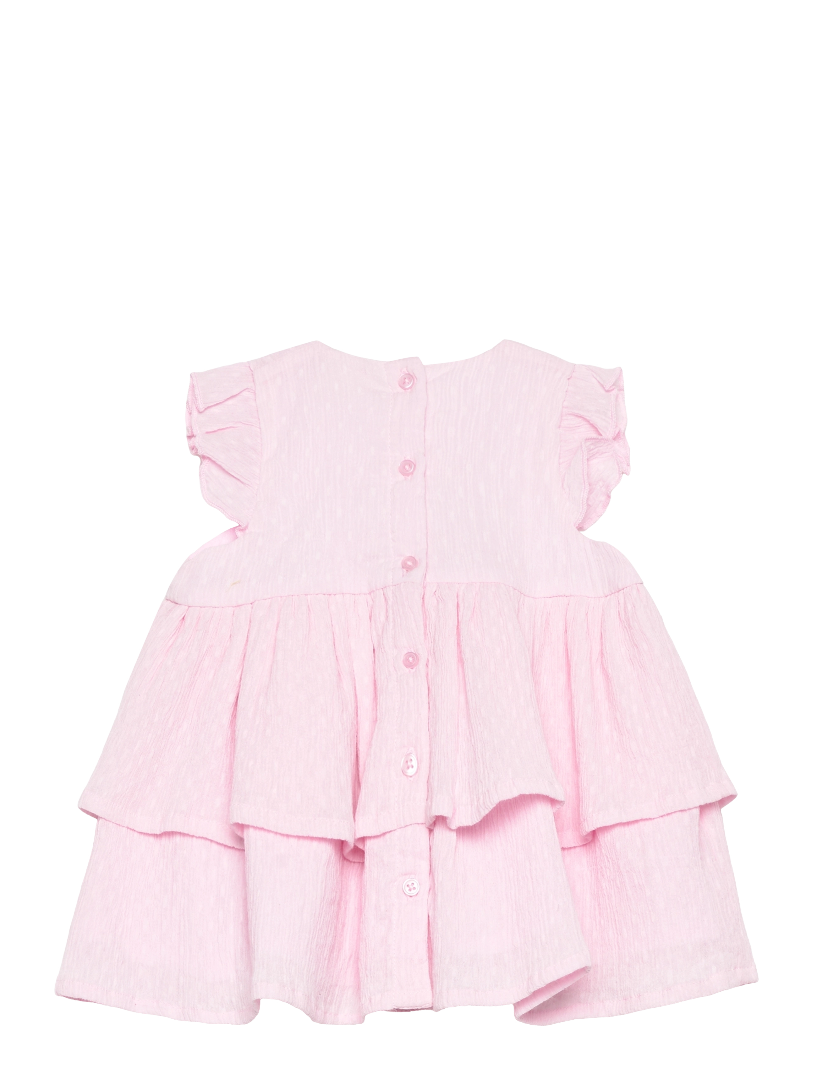 Minymo - Dress SS w. Lining - pink tulle - 1