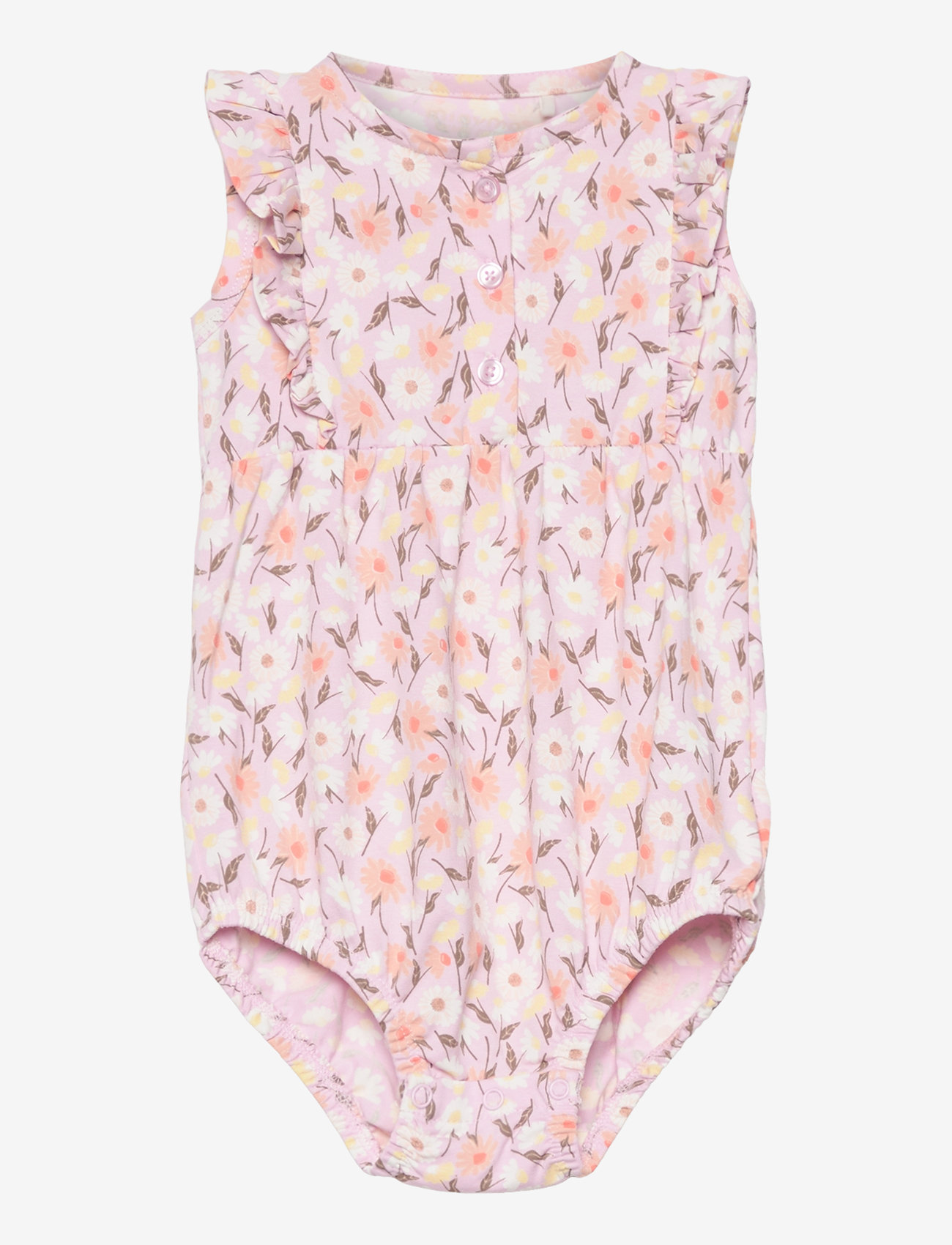 Minymo - Suit NS AOP - pink tulle - 0