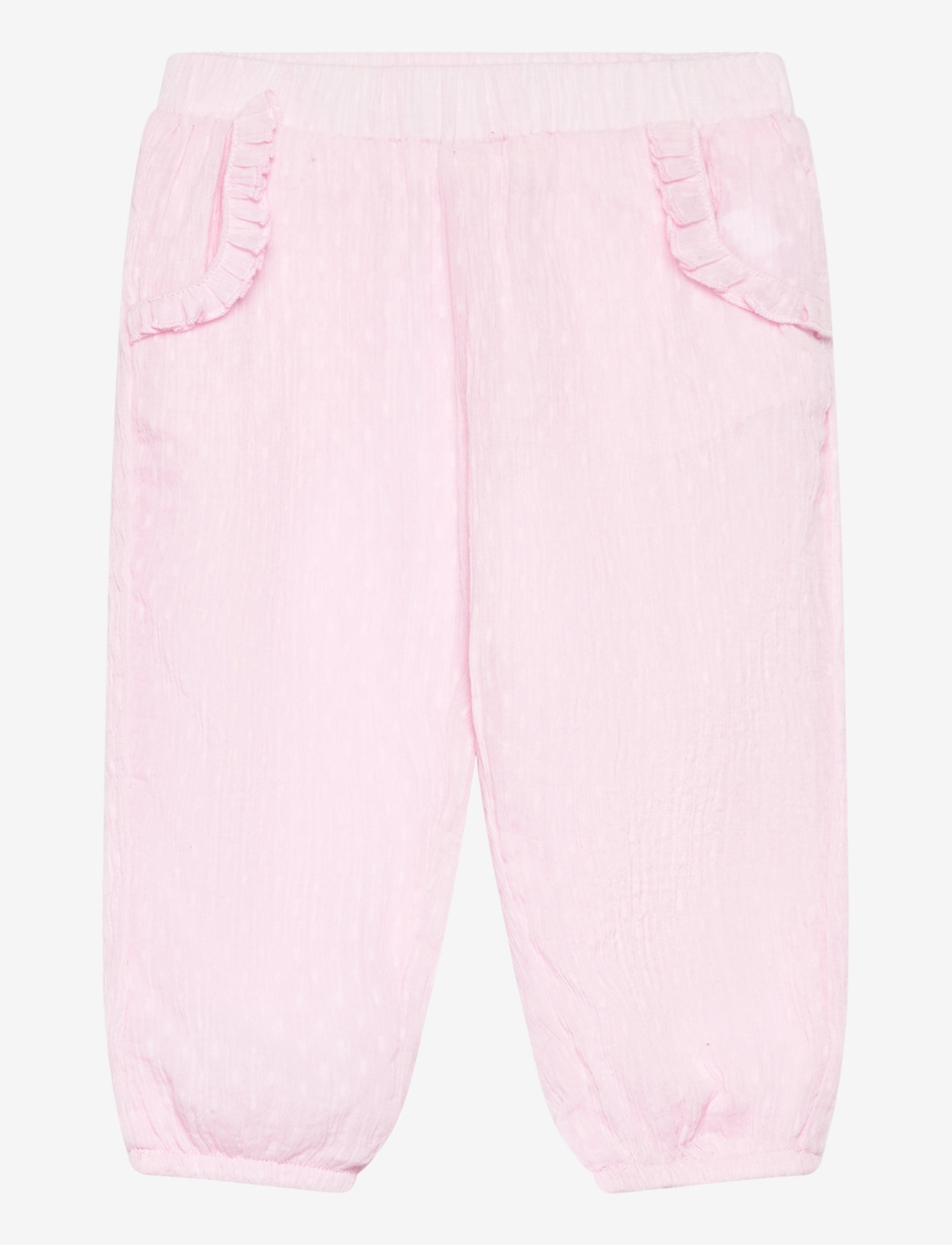 Minymo - Pants w. Lining - pink tulle - 0
