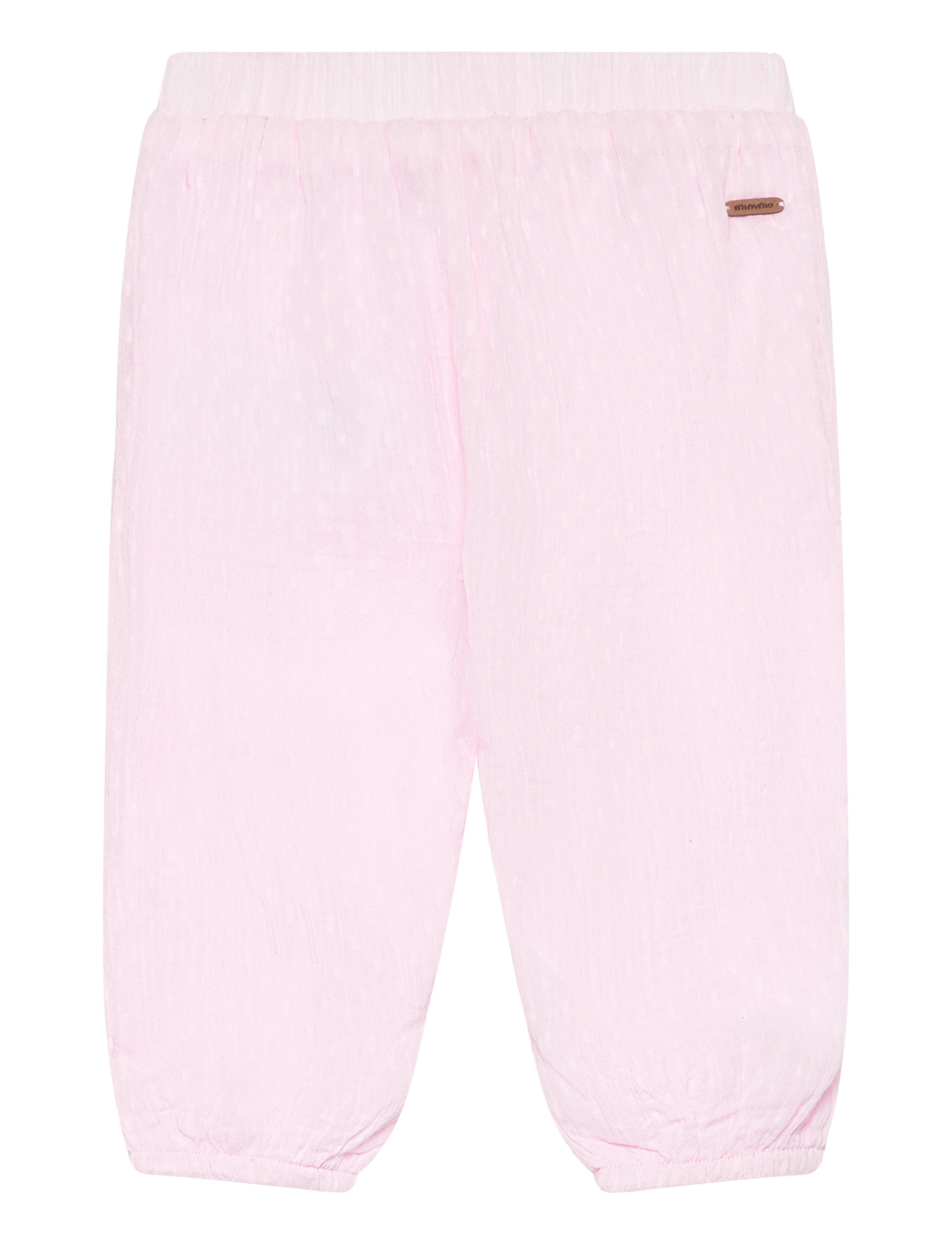 Minymo - Pants w. Lining - pink tulle - 1