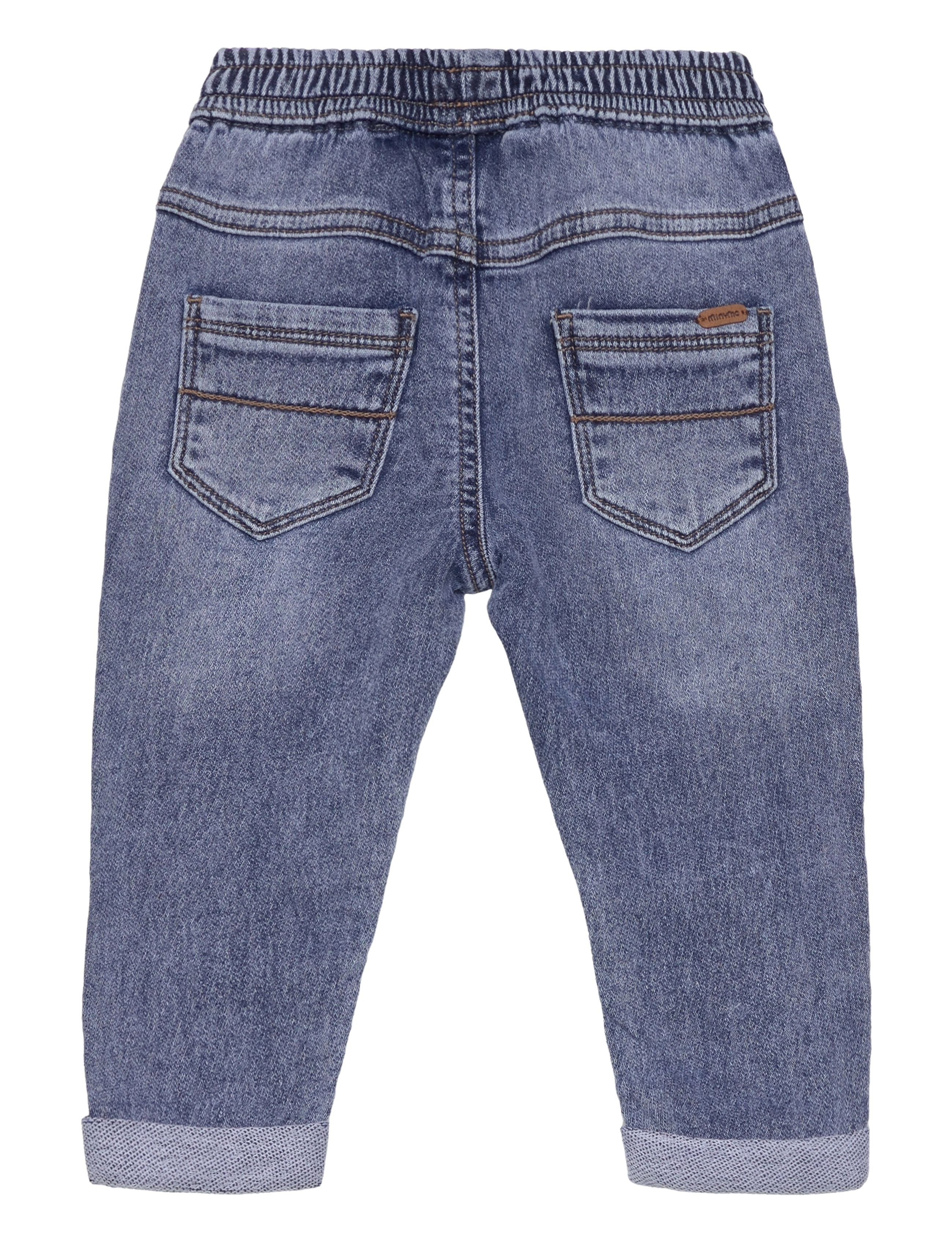 Minymo - Pants Sweat Denim - blue nights - 1