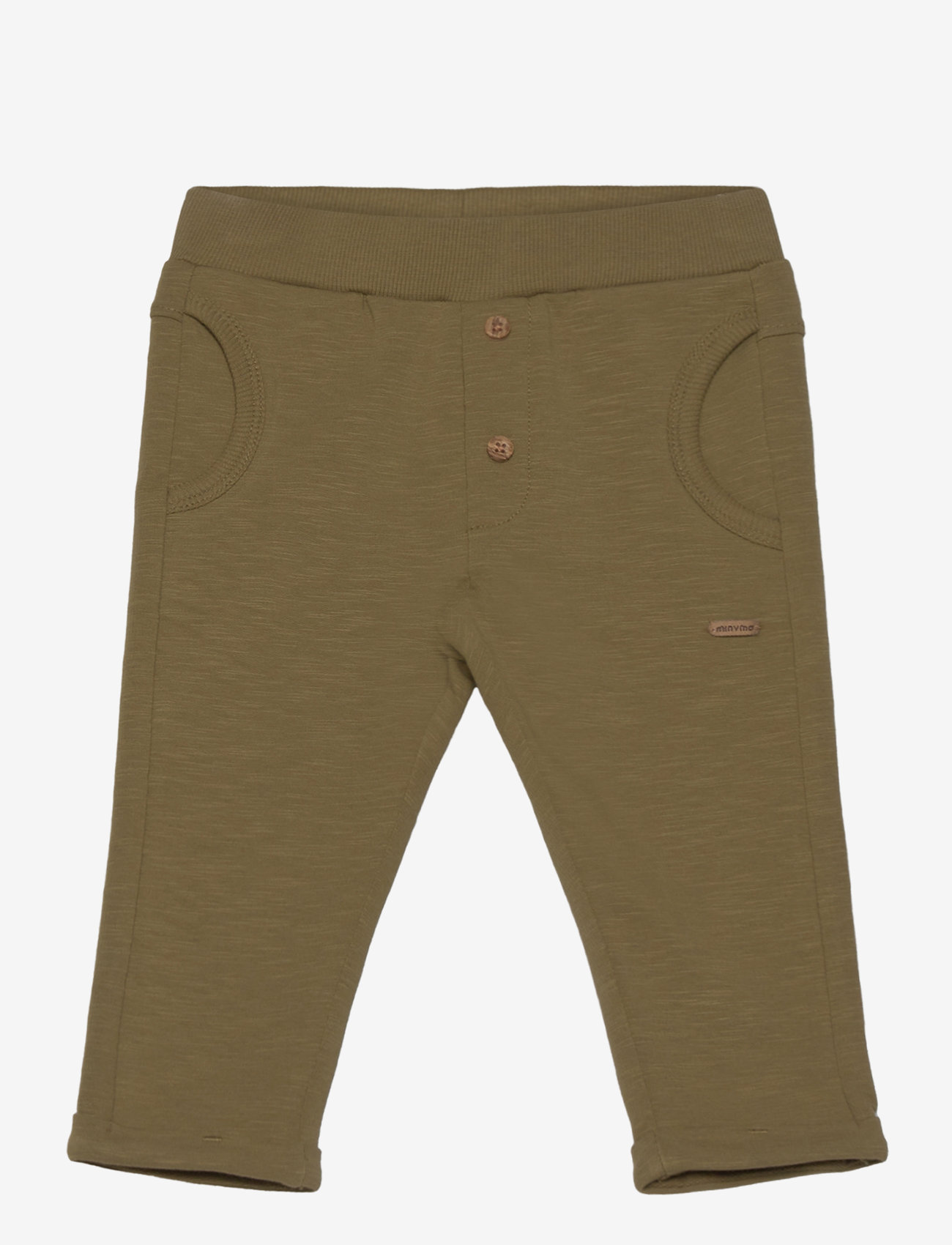 Minymo - Pants Sweat - olive drab - 0