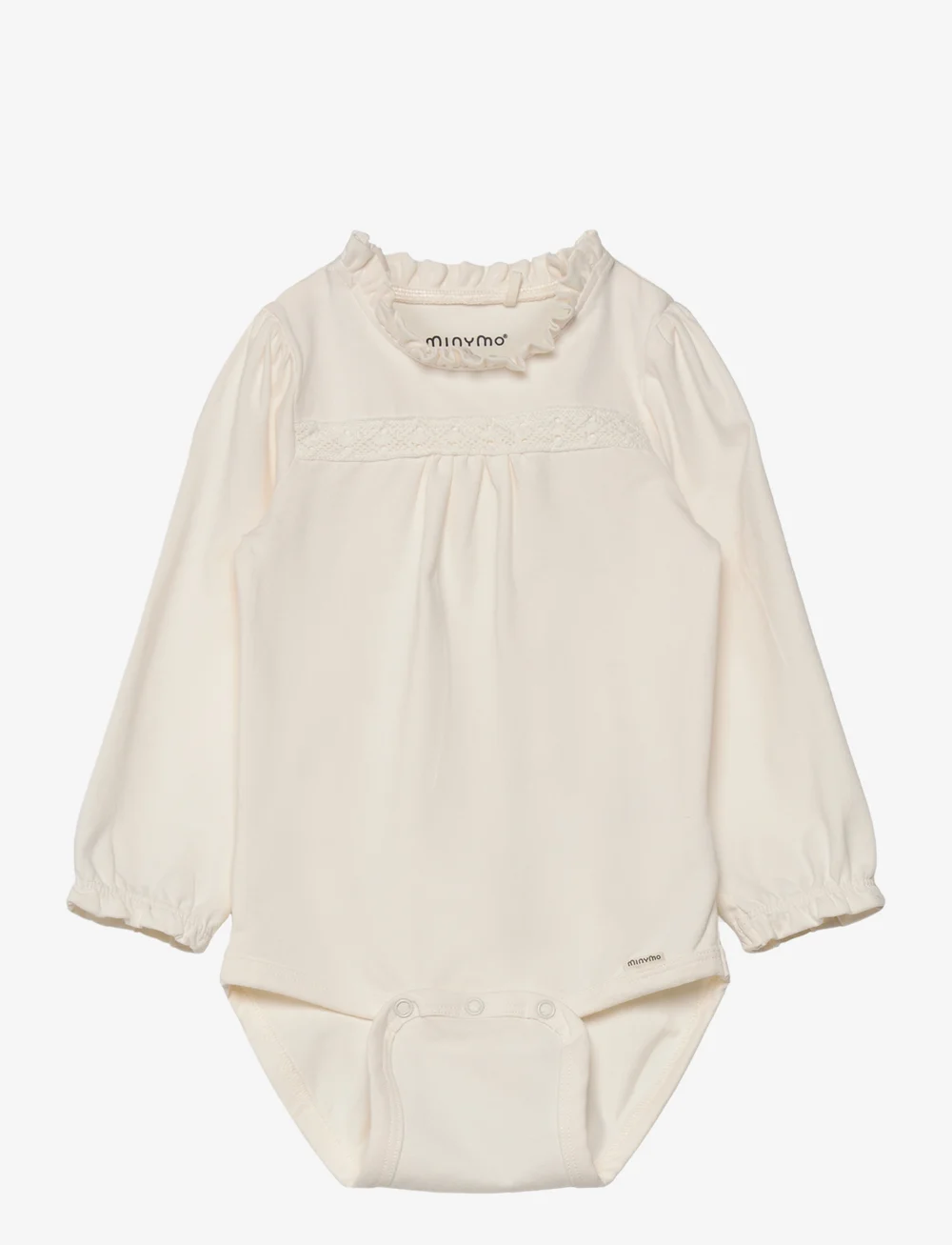 Minymo - Body LS - langärmelige bodys - eggnog - 0