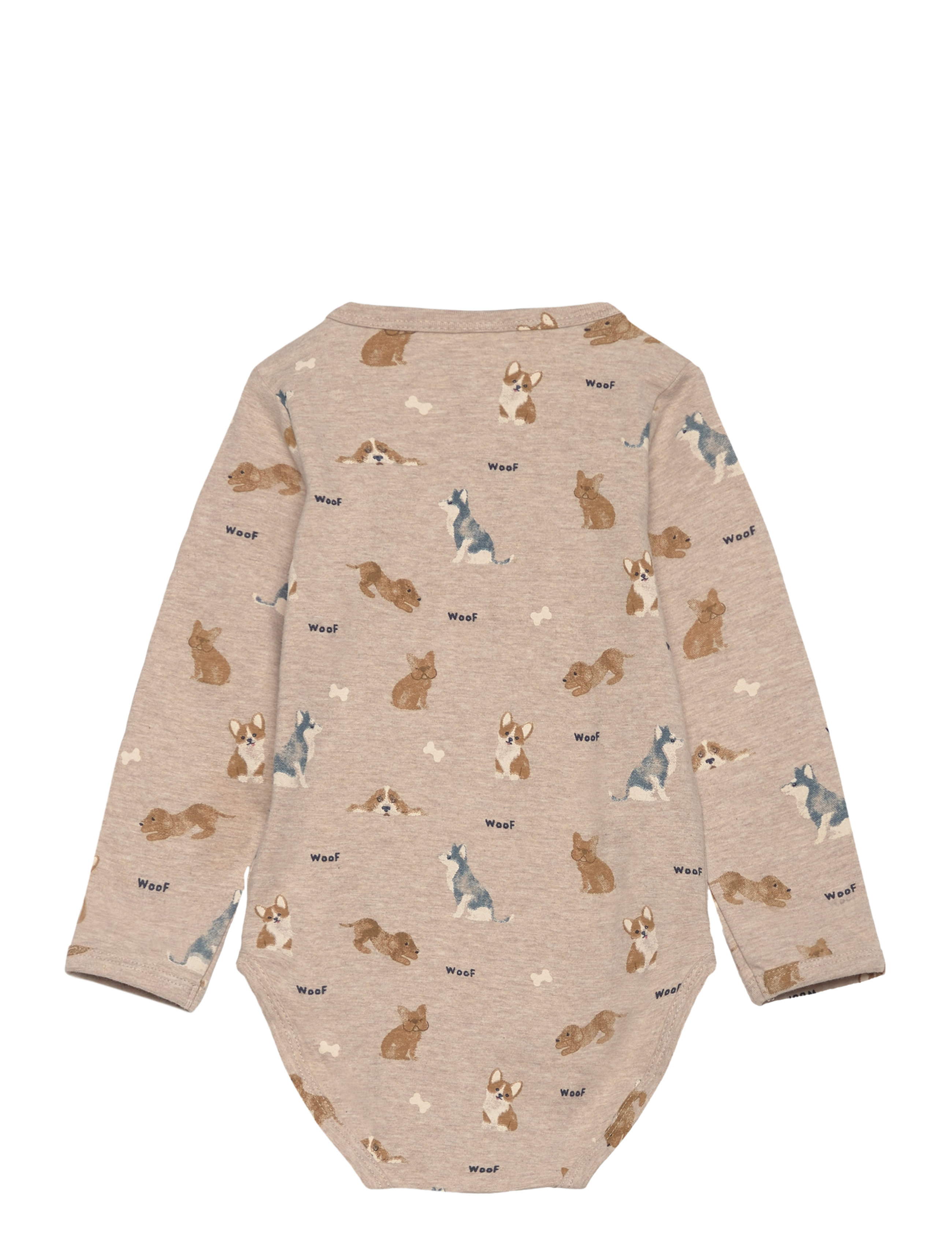 Minymo - Body LS AOP - beige melange - 1