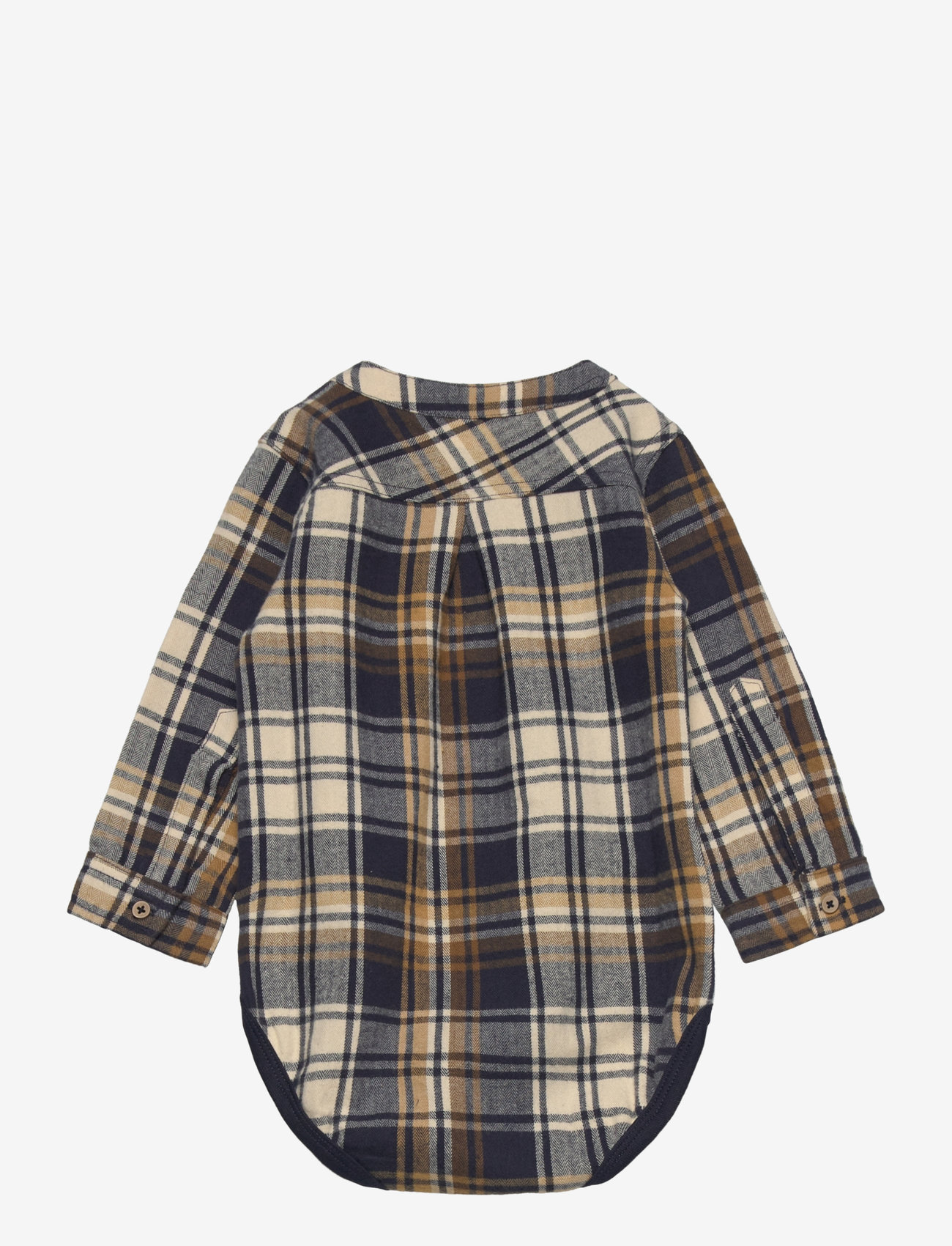 Minymo - Body LS Check - langärmelig - parisian night - 1