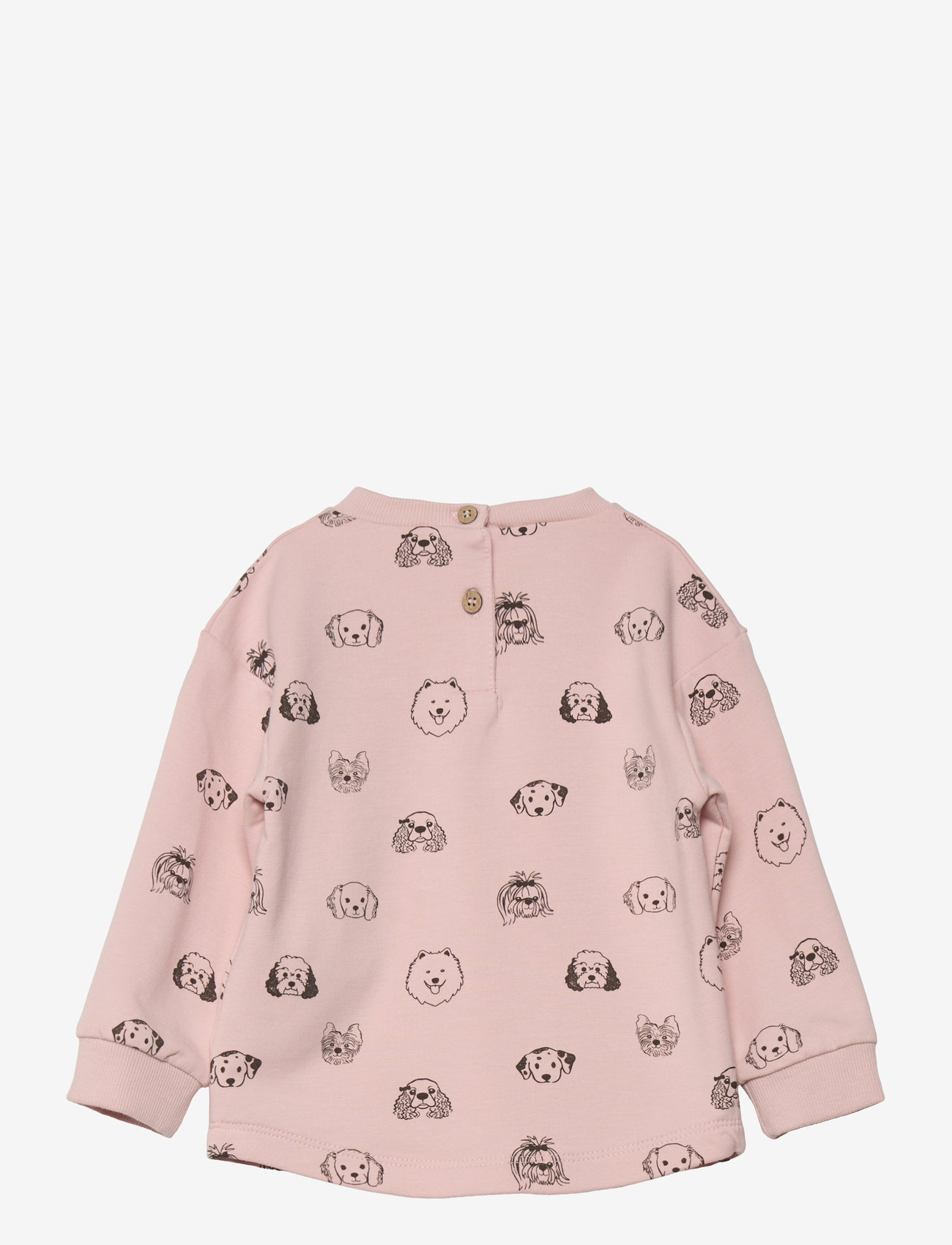 Minymo - Sweatshirt LS AOP - autumn clothing - sepia rose - 1