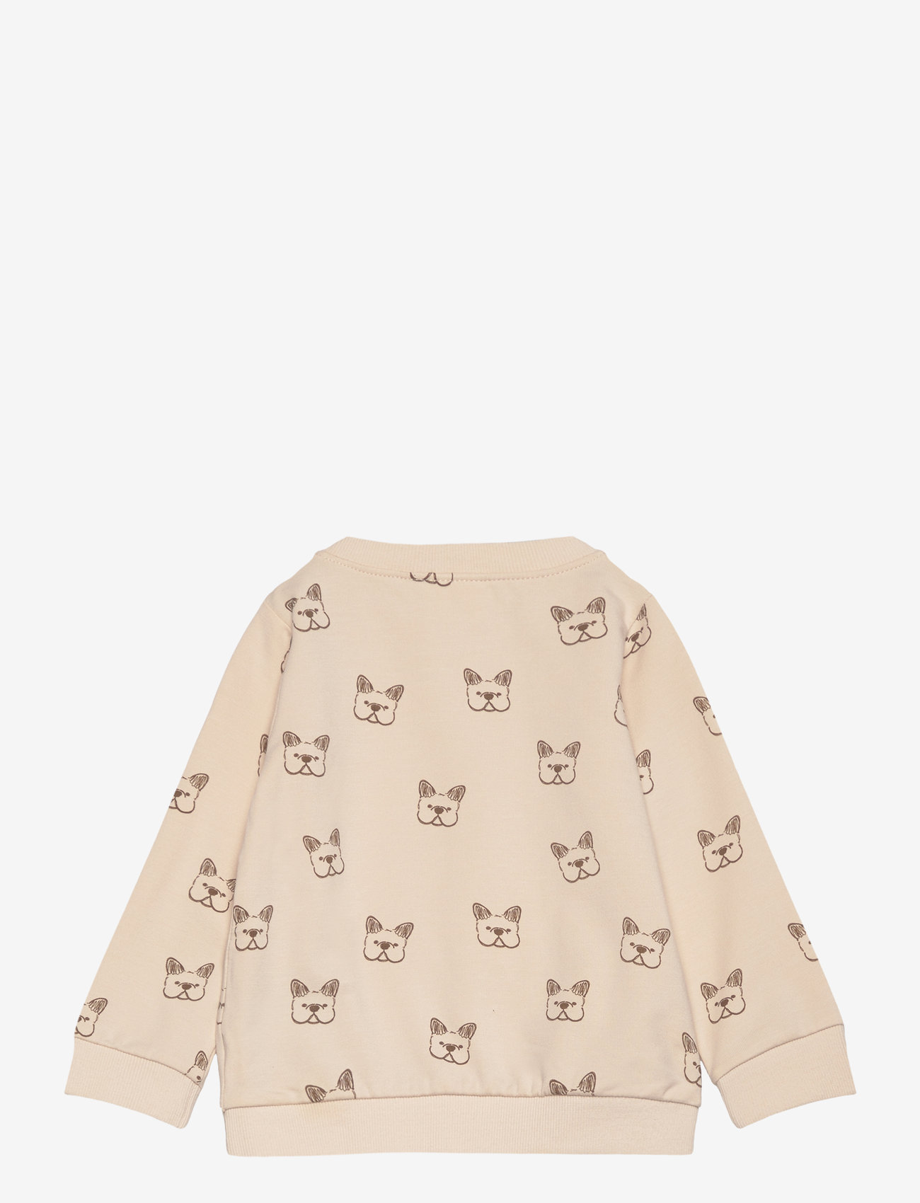 Minymo - Sweatshirt LS AOP - sweatshirts - sandshell - 1