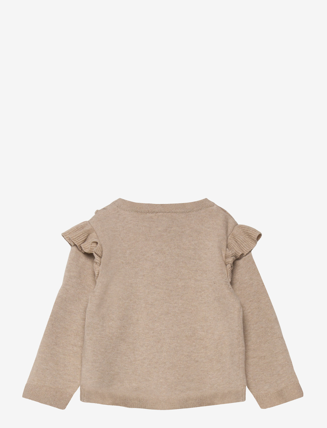 Minymo - Cardigan Knit - beige melange - 1