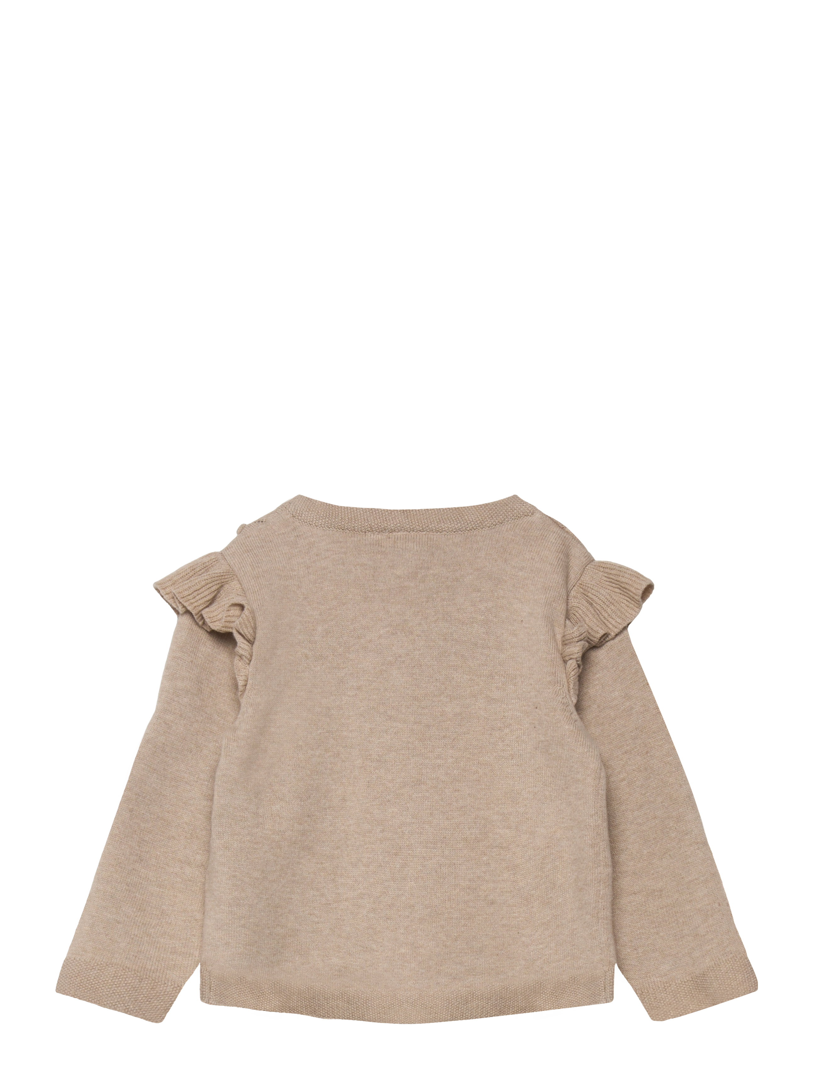 Minymo - Cardigan Knit - beige melange - 1