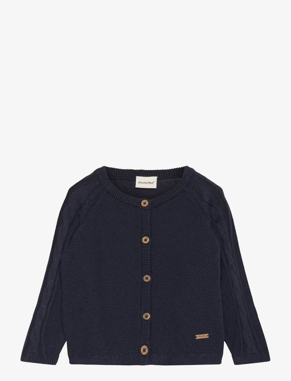 Minymo - Cardigan Knit - koftor - parisian night - 0