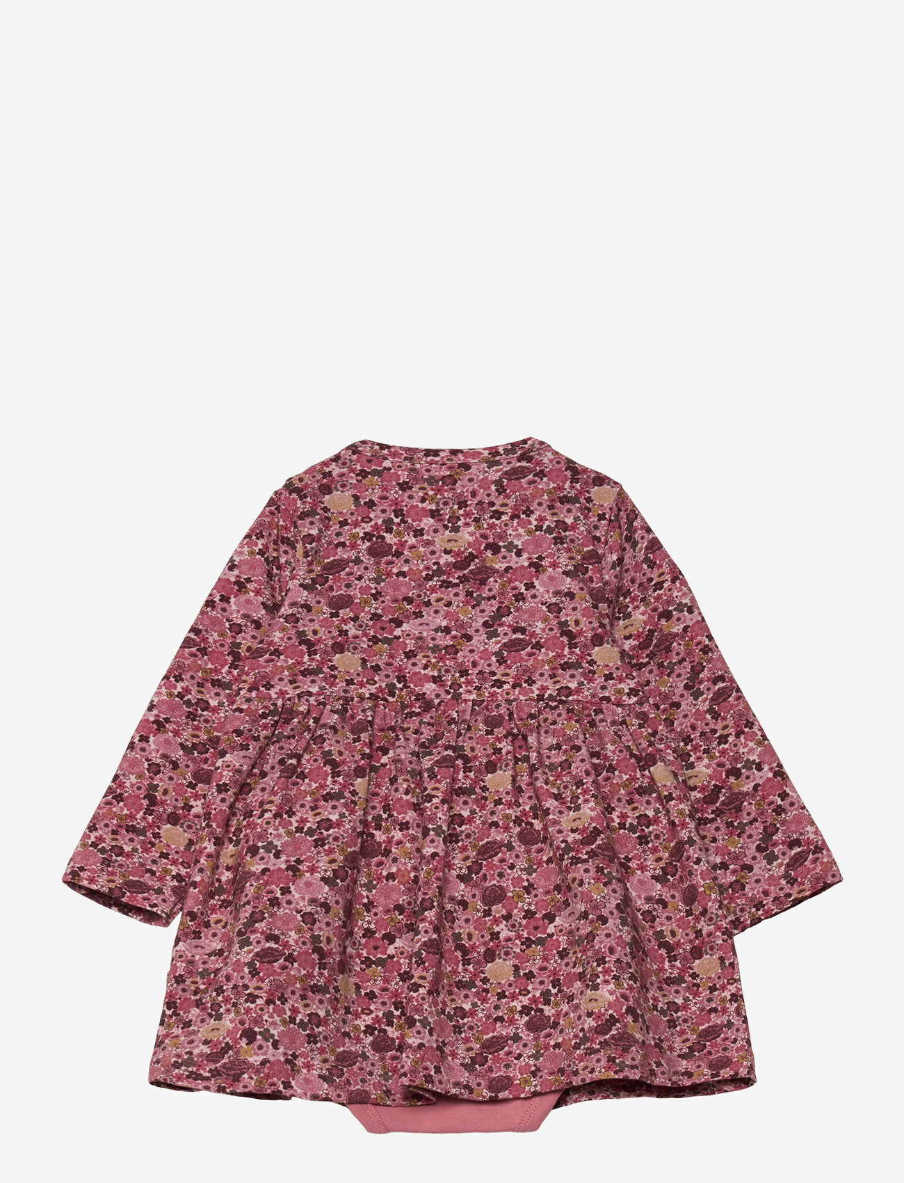 Minymo - Dress LS AOP - dusty rose - 1