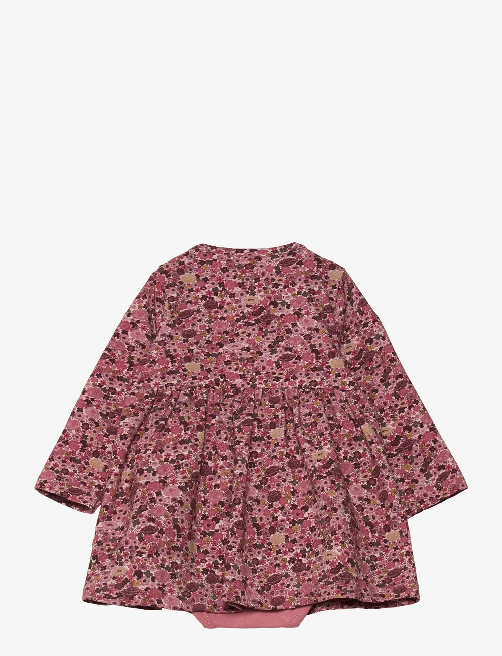 Minymo - Dress LS AOP - beebikleidid - dusty rose - 1