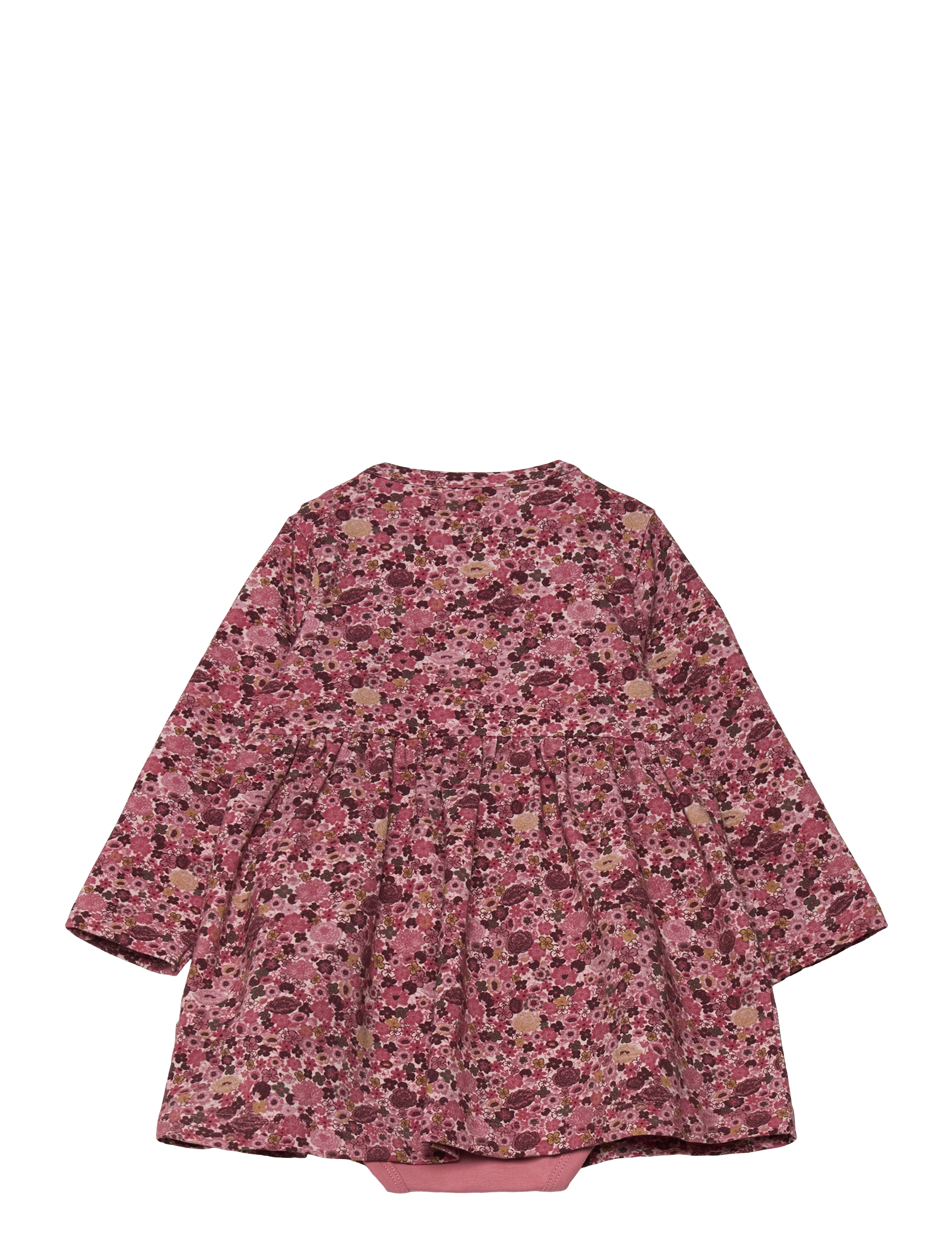 Minymo - Dress LS AOP - dusty rose - 1