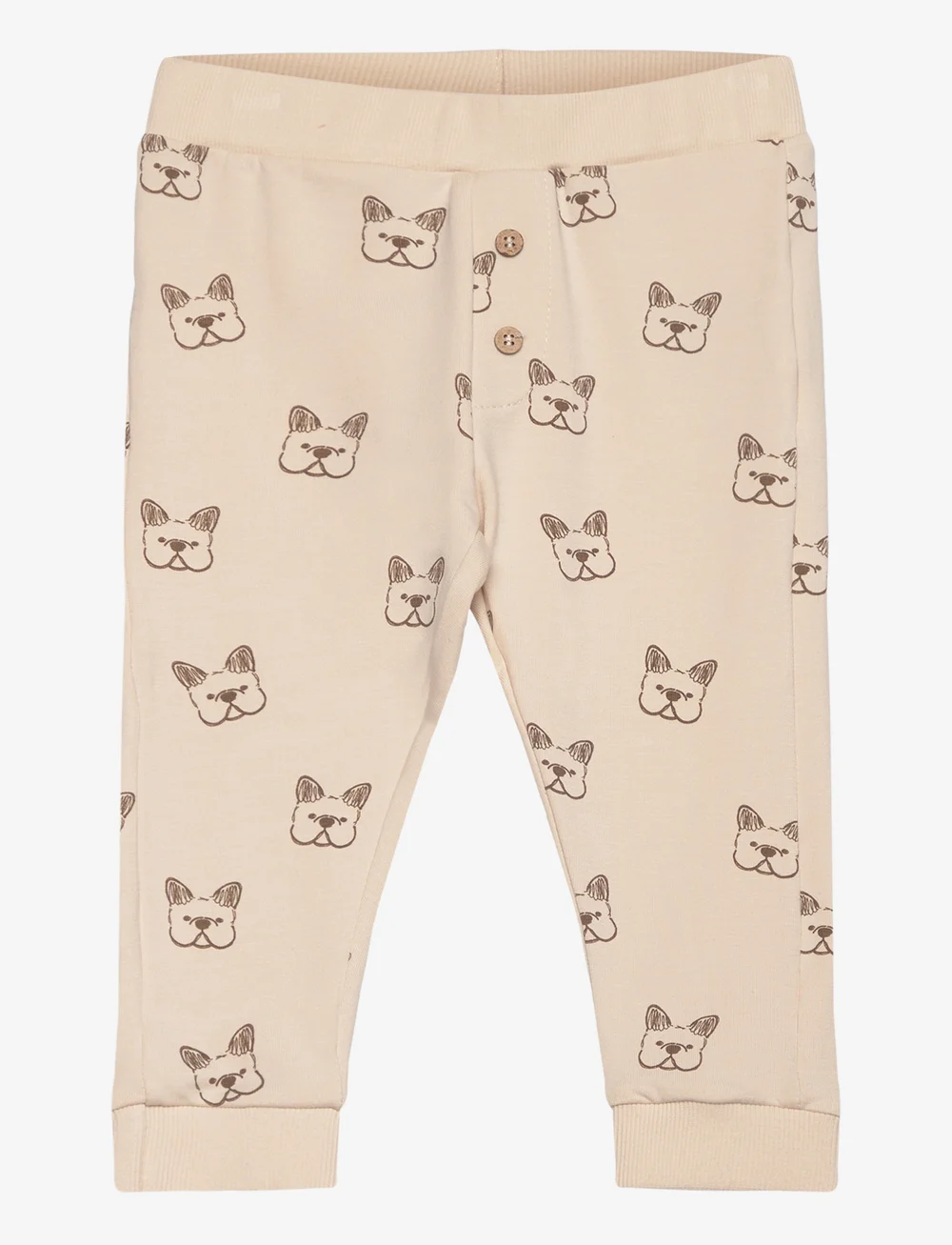 Minymo - Pants AOP Sweat - dressipüksid - sandshell - 0