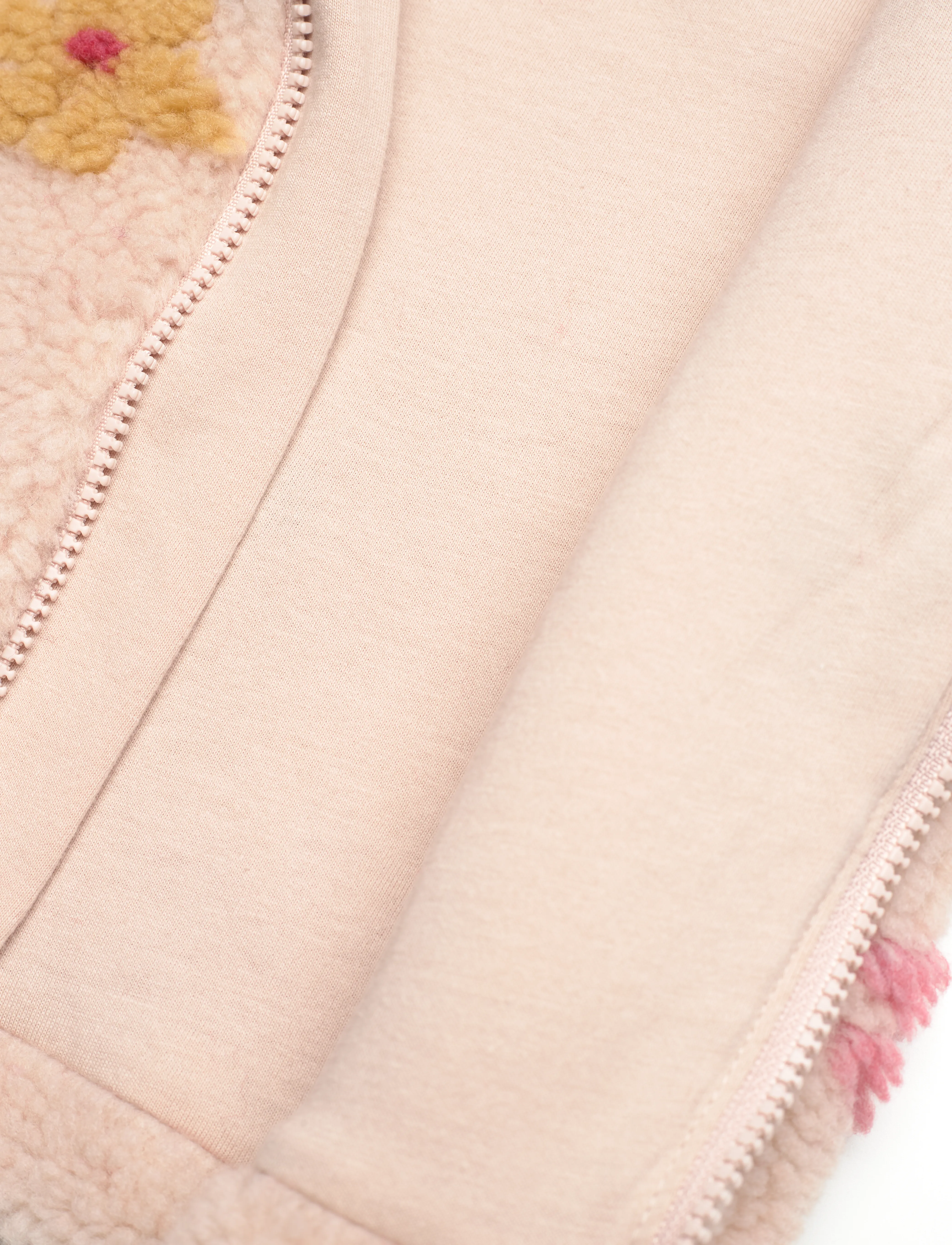 Minymo - Jacket Teddy w. Lining - sandshell - 3