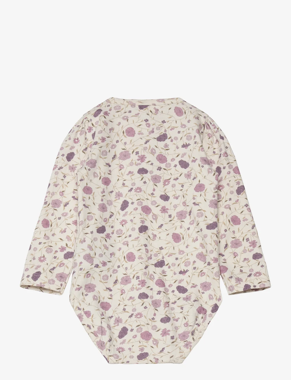 Minymo - Body LS AOP - langärmelige bodys - eggnog - 1