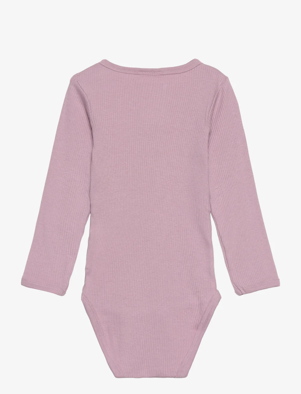 Minymo - Body LS Rib - long-sleeved - dawn pink - 1