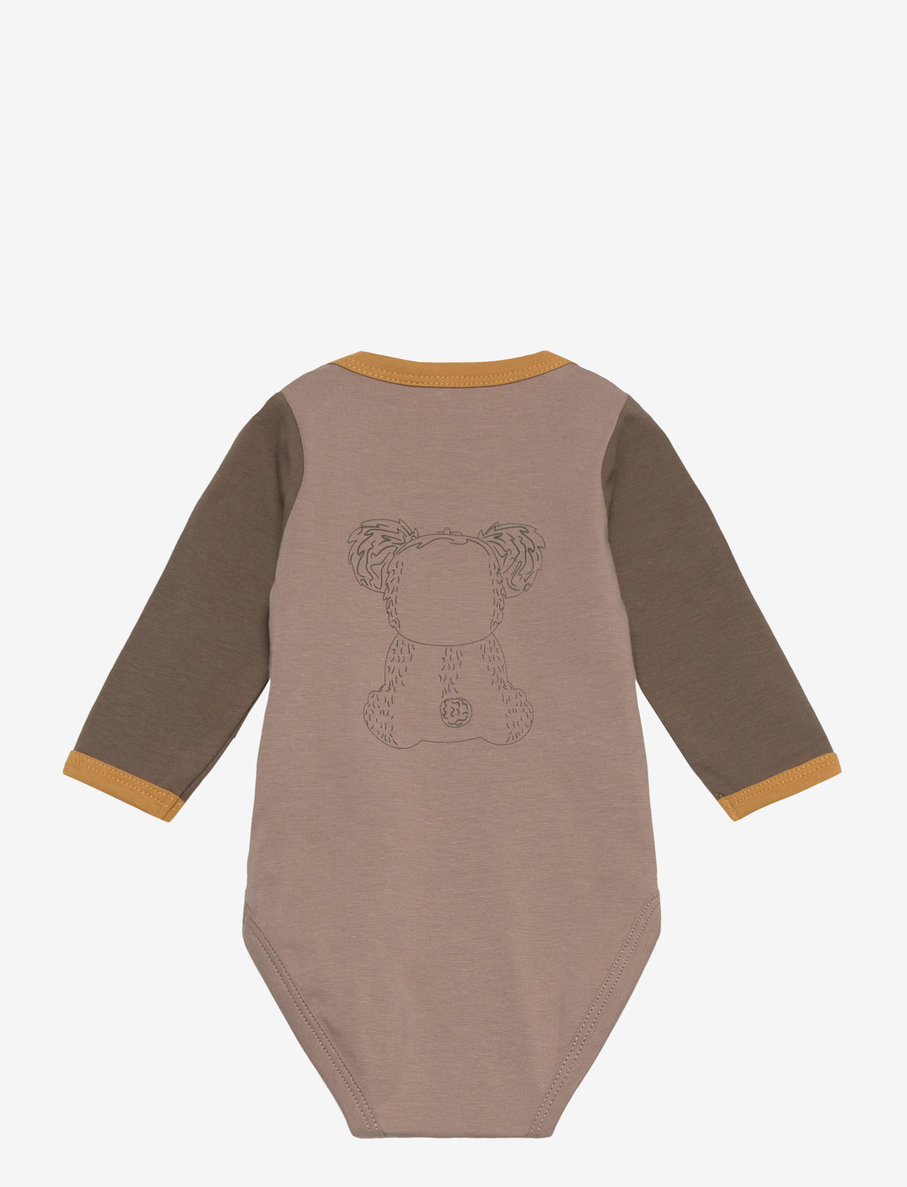 Minymo - Body LS - taupe gray - 1