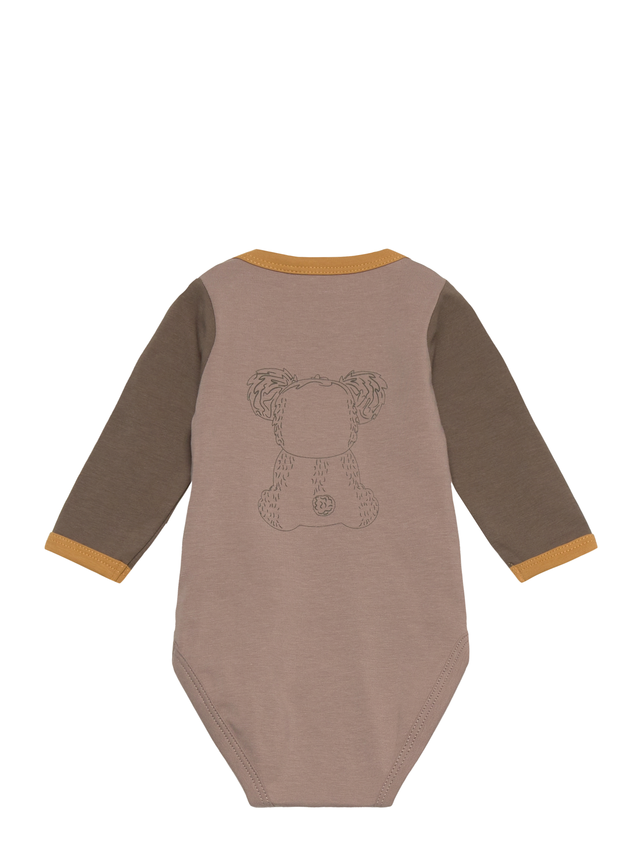 Minymo - Body LS - taupe gray - 1
