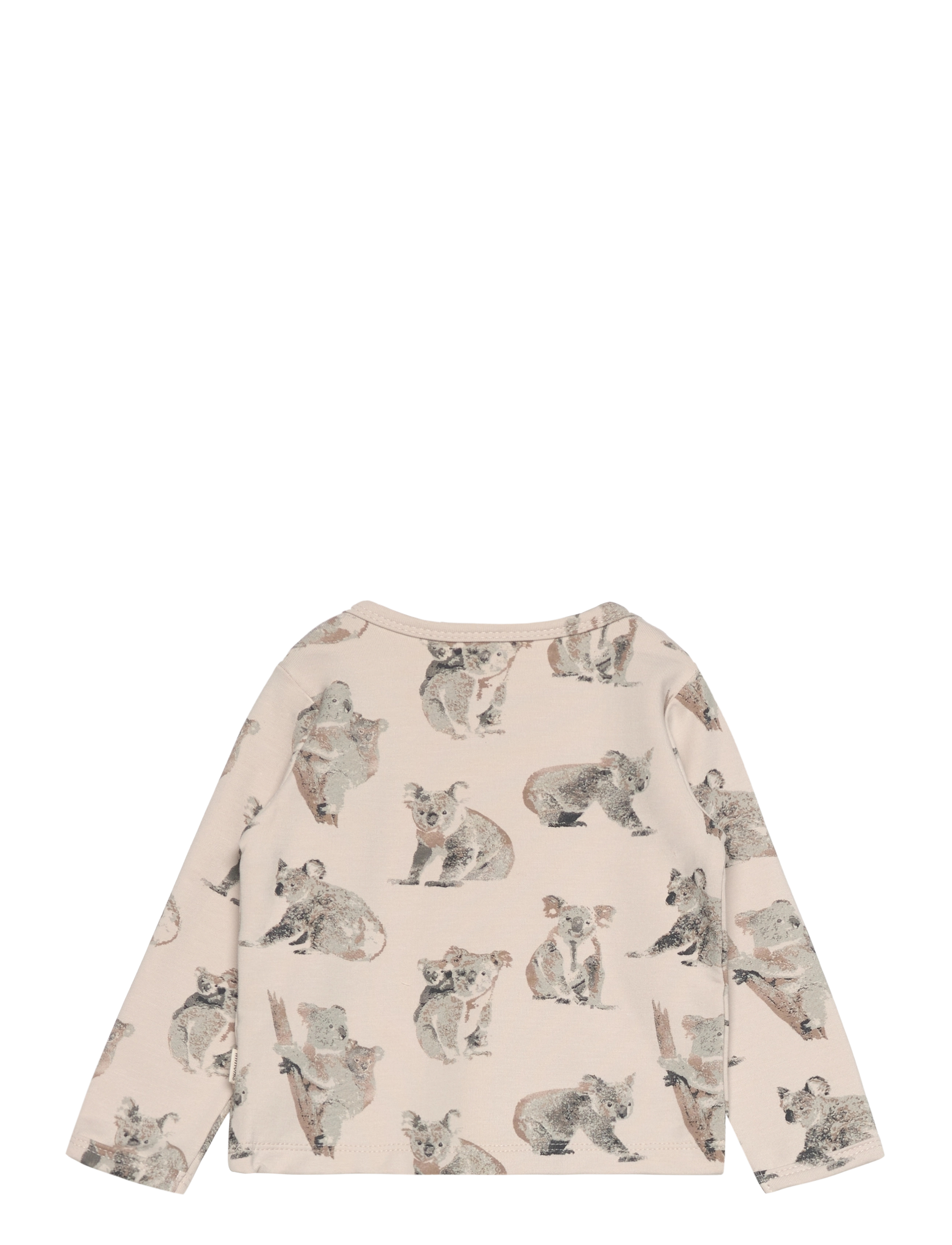 Minymo - T-shirt LS AOP Sweat - langärmelig - moonbeam - 1