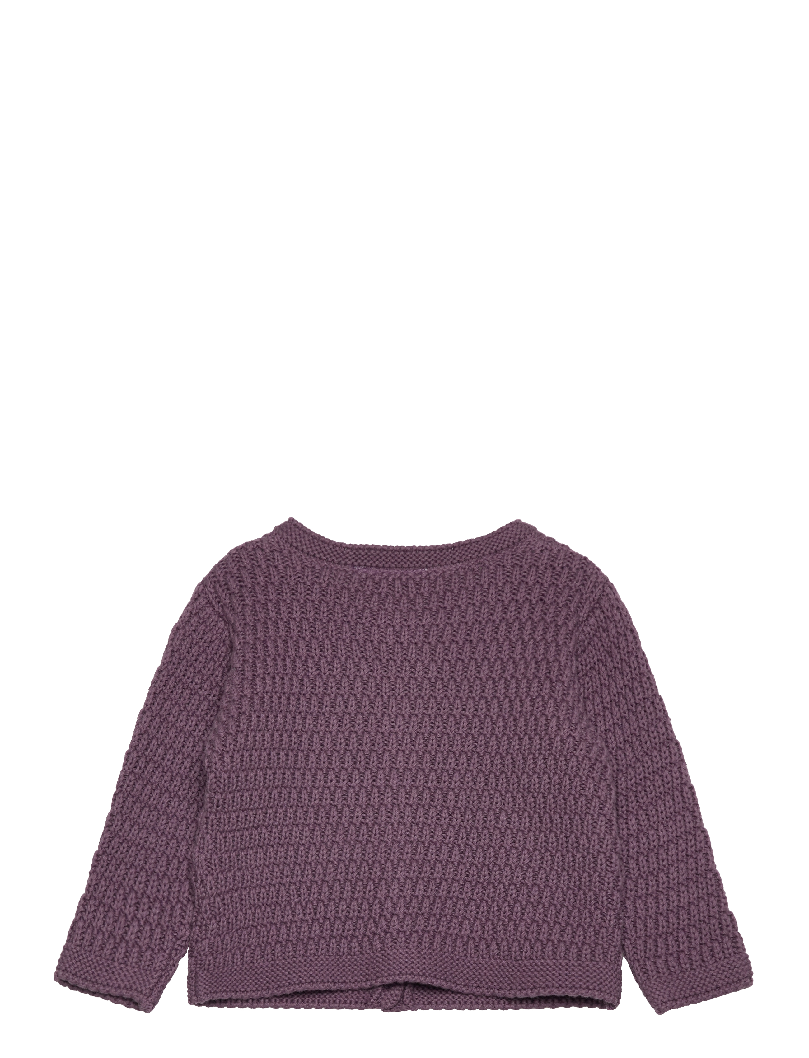 Minymo - Cardigan Knit - black plum - 1