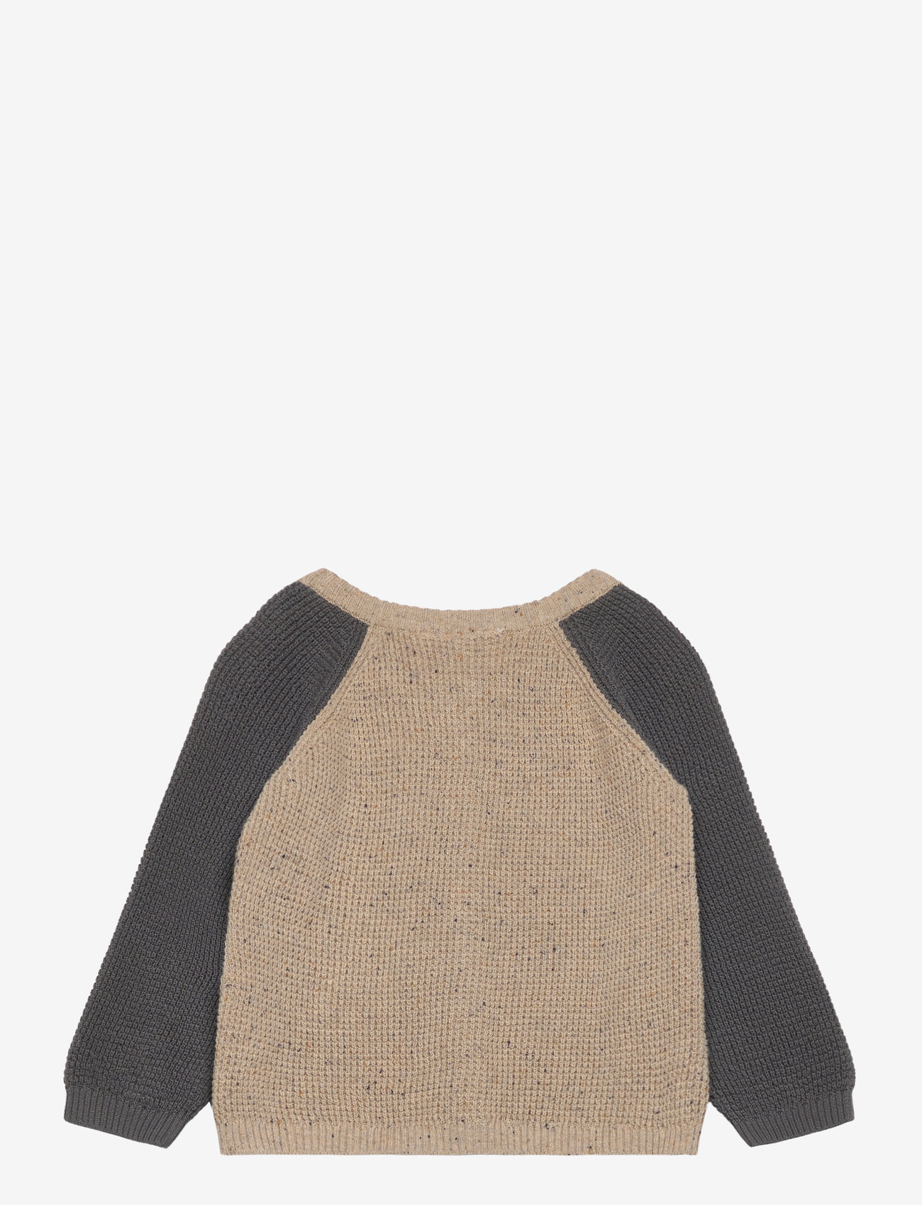 Minymo - Cardigan Knit - beige melange - 1