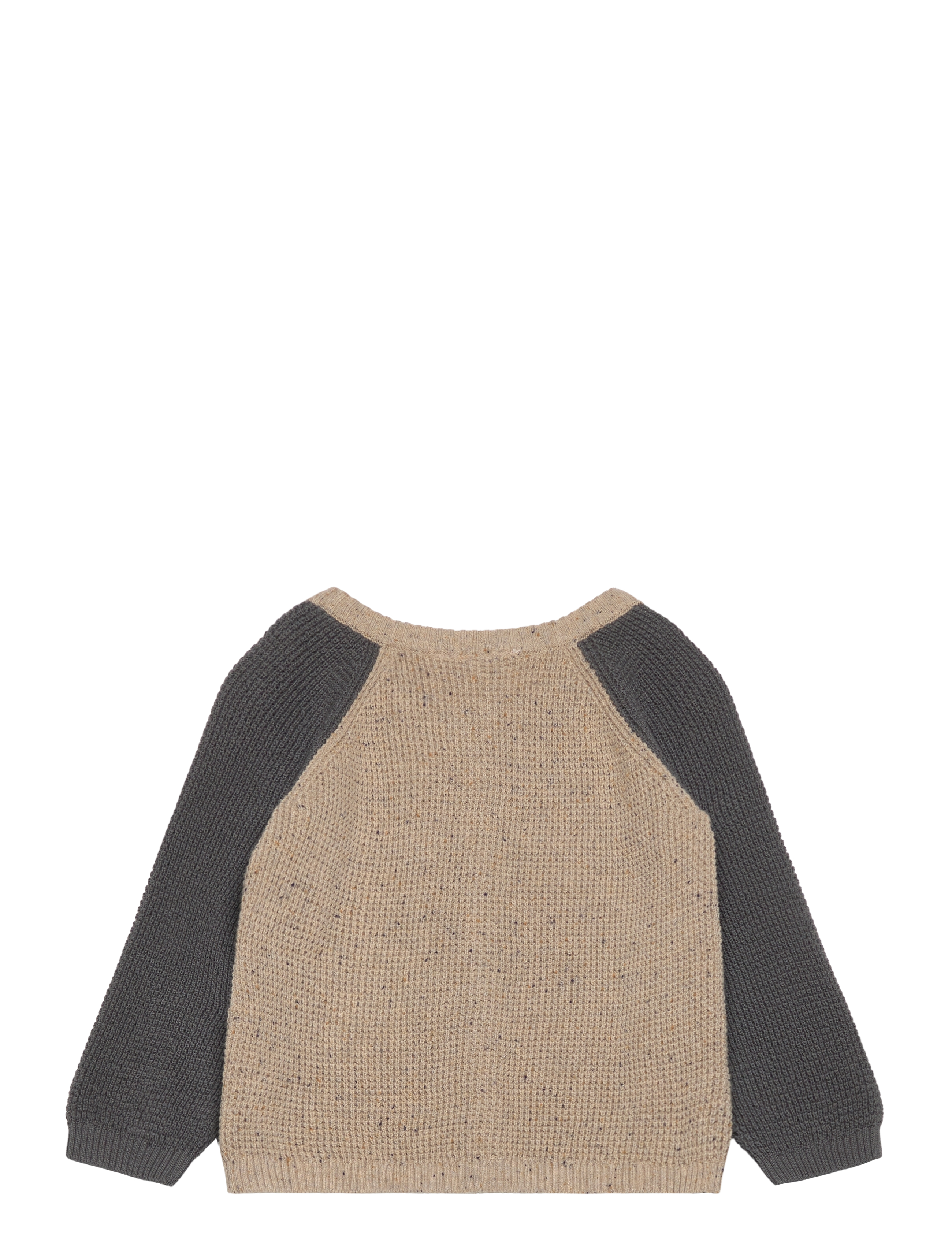 Minymo - Cardigan Knit - beige melange - 1