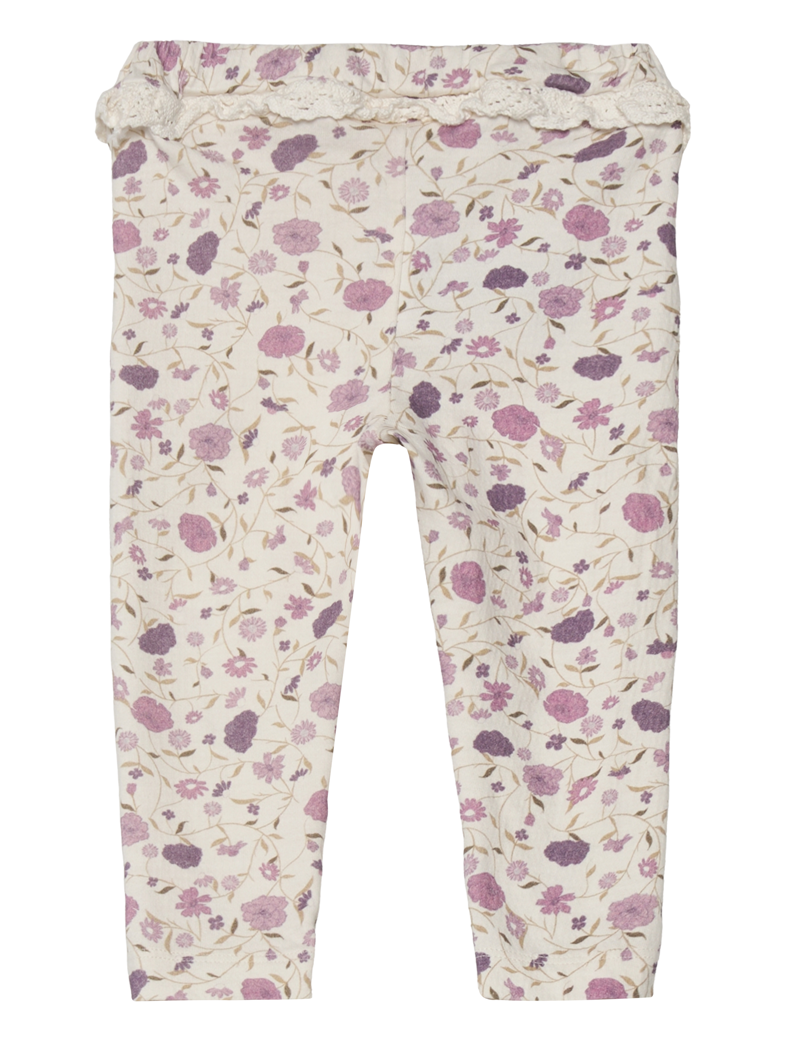 Minymo - Leggings AOP - eggnog - 1