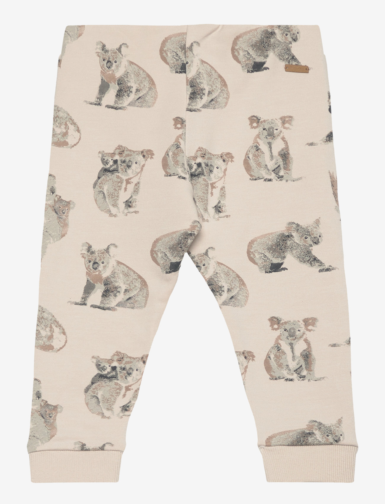 Minymo - Pants AOP Sweat - sügisesed riided - moonbeam - 1