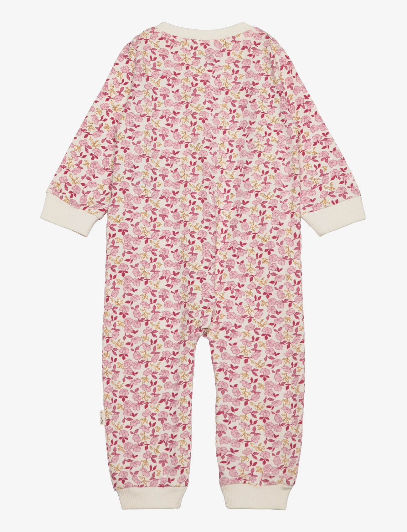 Minymo - Nightsuit LS AOP - eggnog - 1