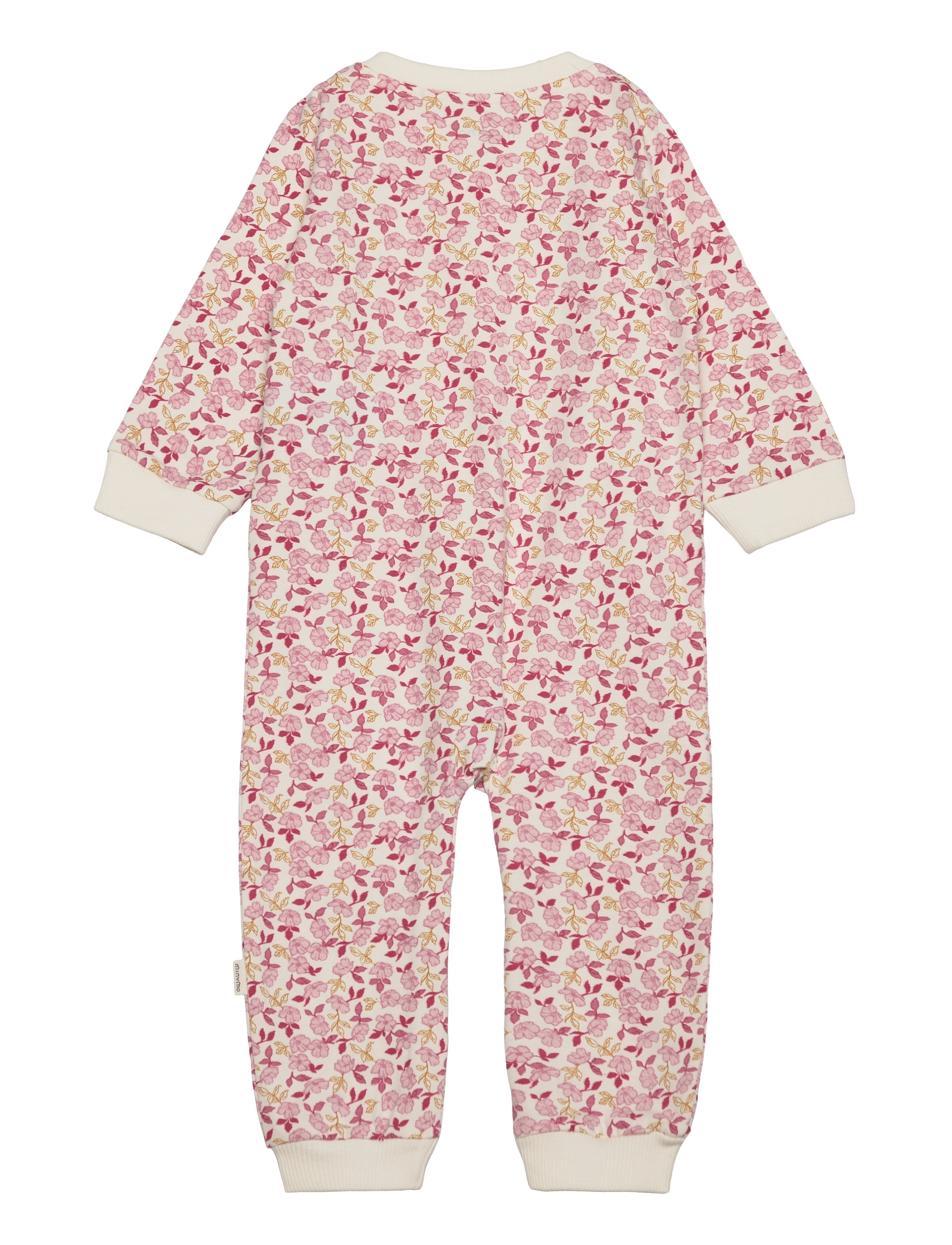 Minymo - Nightsuit LS AOP - eggnog - 1
