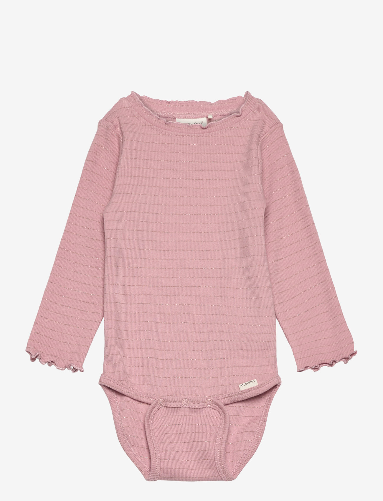 Minymo - Body LS Y/D Rib - pale mauve - 0